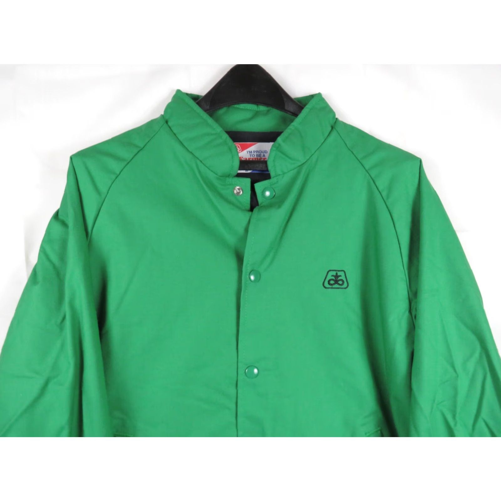 Vintage VINTAGE Swingster Jacket Mens L Green Full Zip Windbreaker Cotton Blend USA Dealer Size US L / EU 52-54 / 3 - 3 Thumbnail