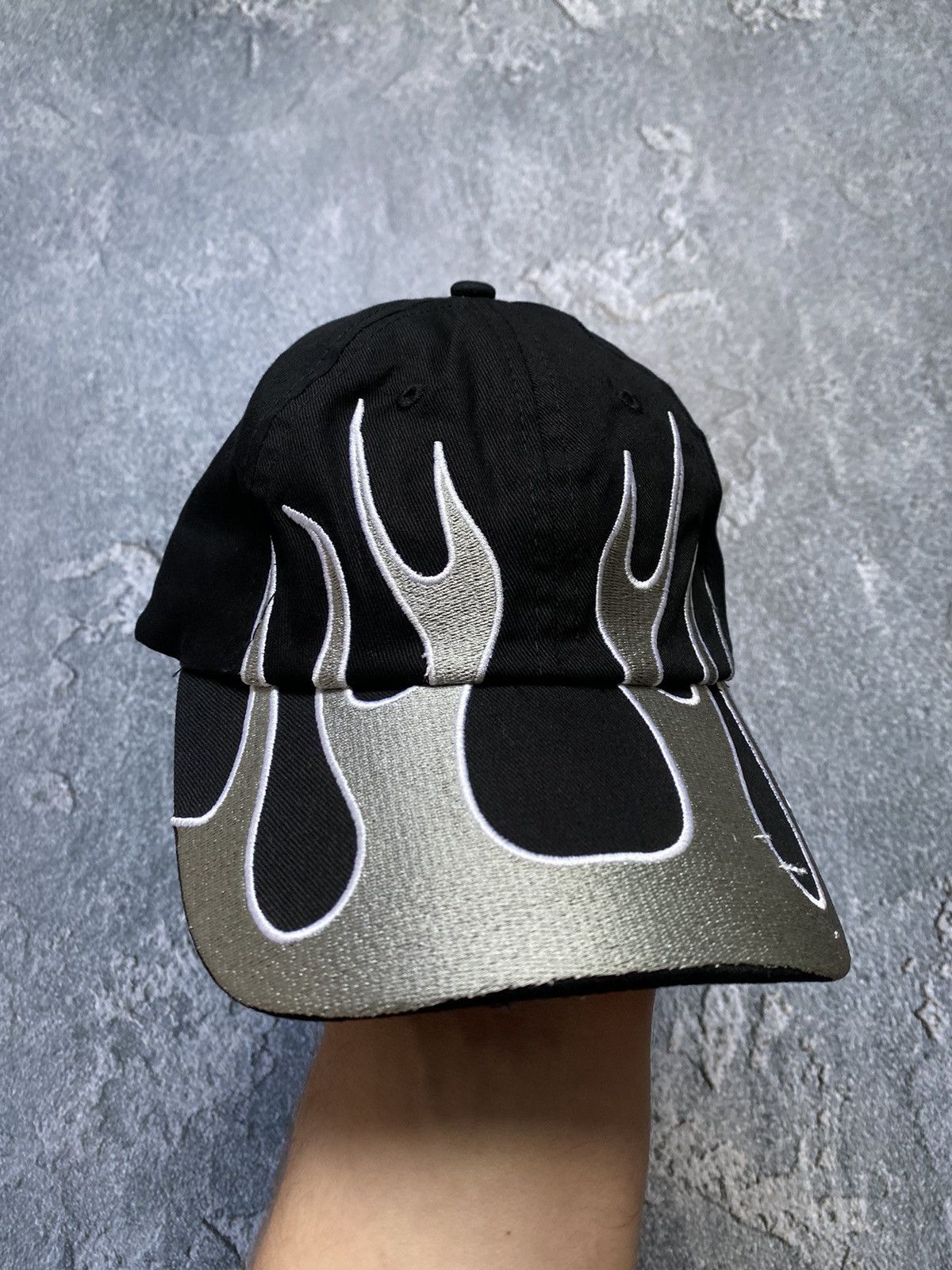 Other Black Embroidered Flame Cap Style Yzy Ga balenciaga Size ONE SIZE - 6 Thumbnail