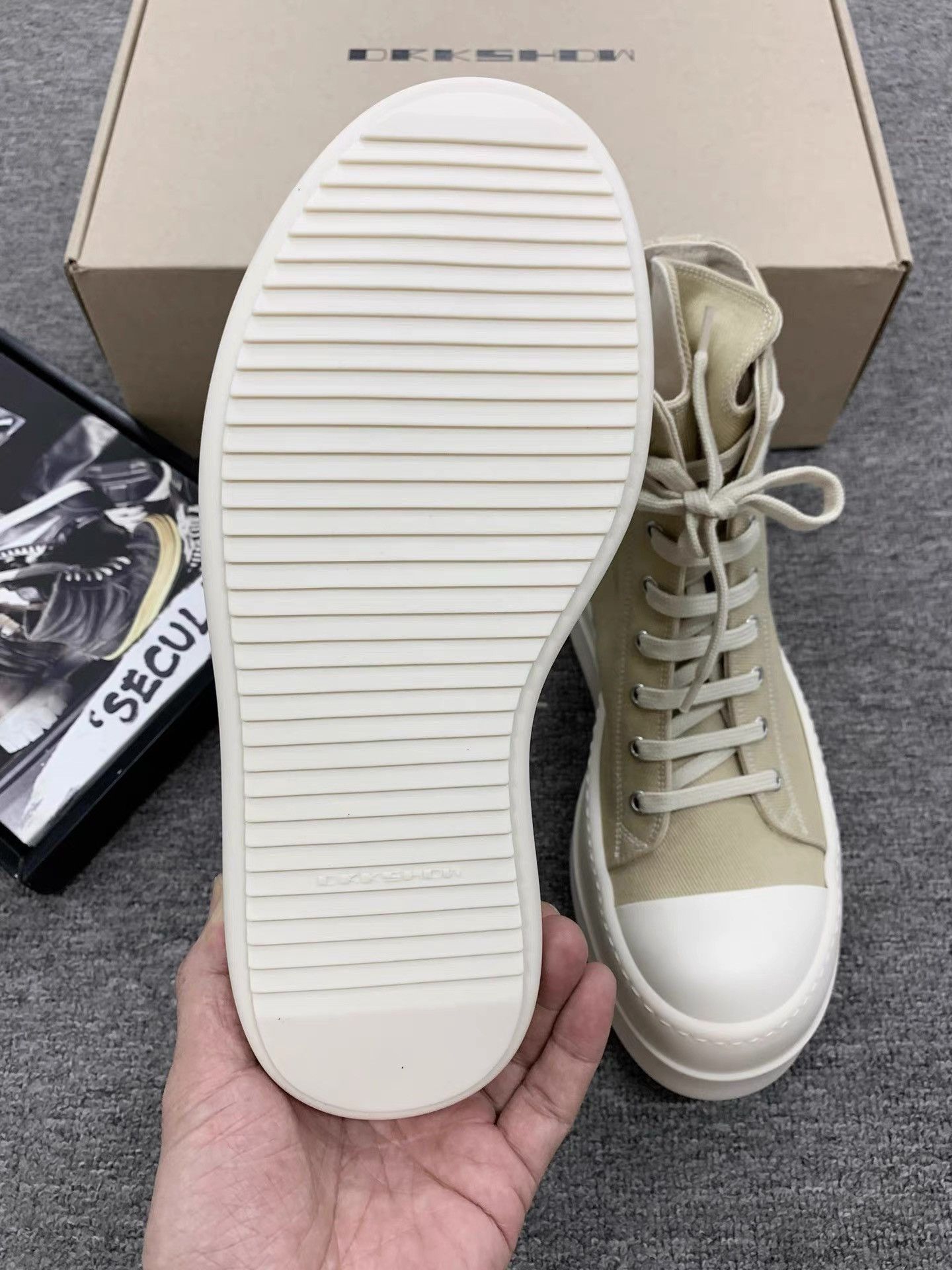 Rick Owens Rick Owens 25SS Double Canvas Platform Converse K34 Size US 6 / IT 36 - 8 Thumbnail