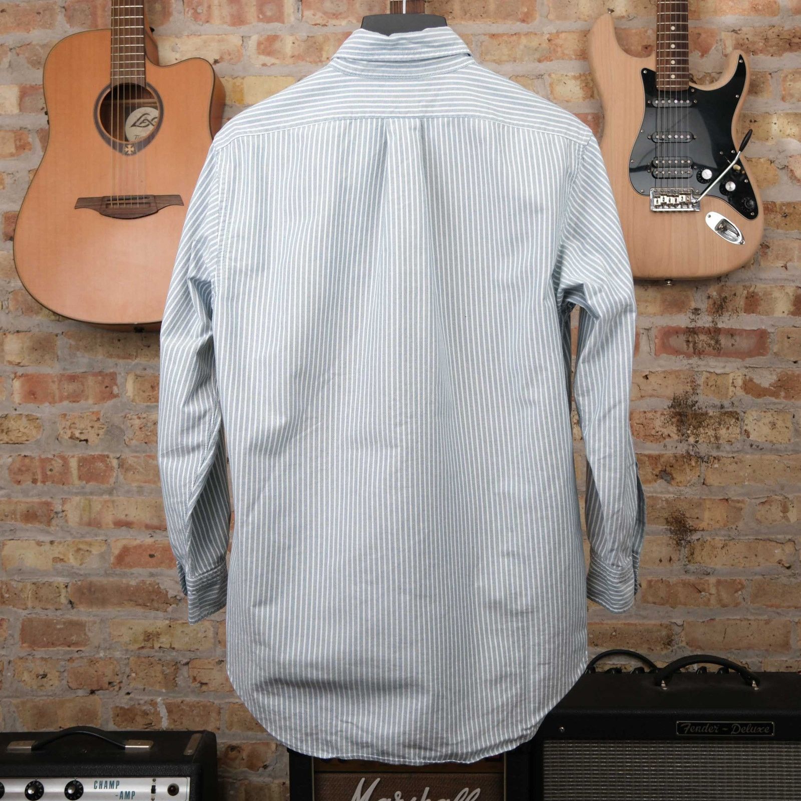 Brooks Brothers Brooks Brothers OCBD Shirt Green Stripe Made in USA 15.5-30 Size US S / EU 44-46 / 1 - 2 Thumbnail