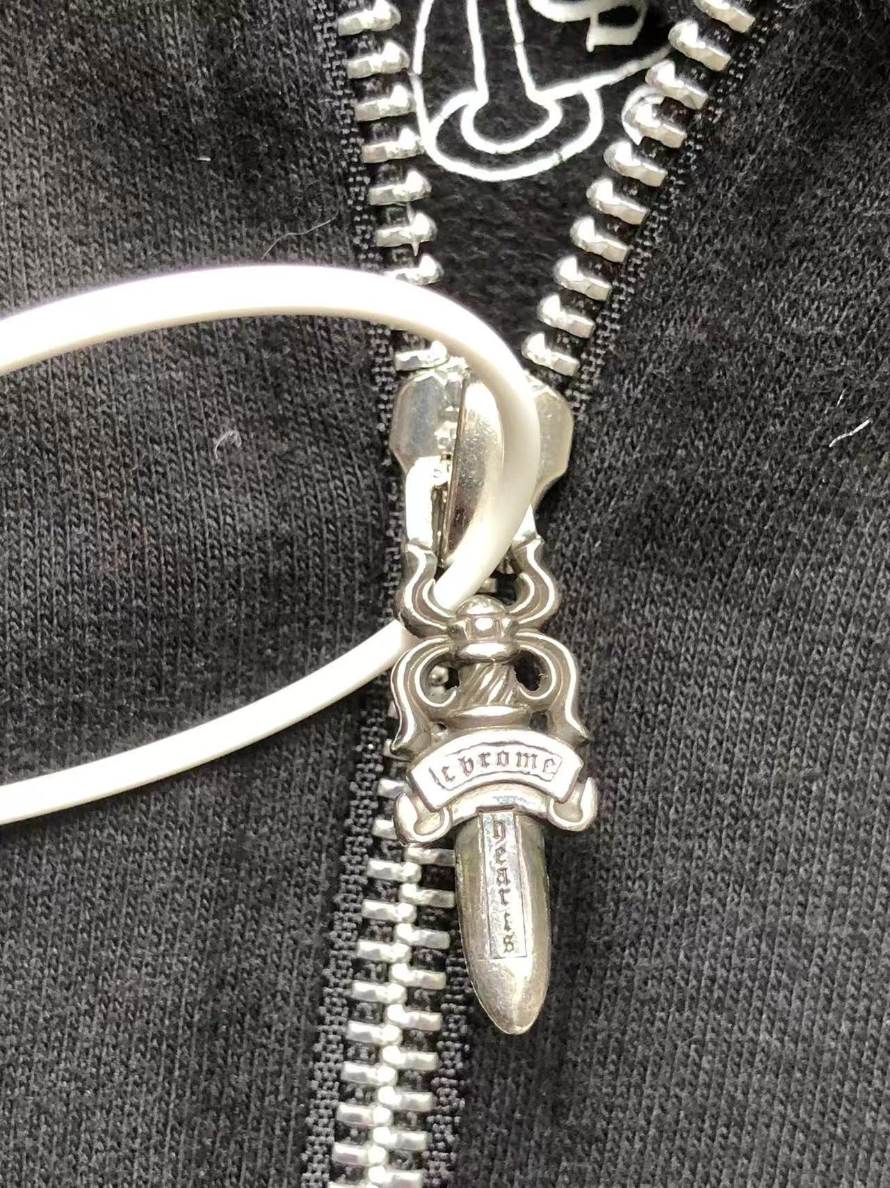 Chrome Hearts Chrome Hearts Red Horseshoe Logo Zip Up Hoodie Size M / US 6-8 / IT 42-44 - 6 Thumbnail