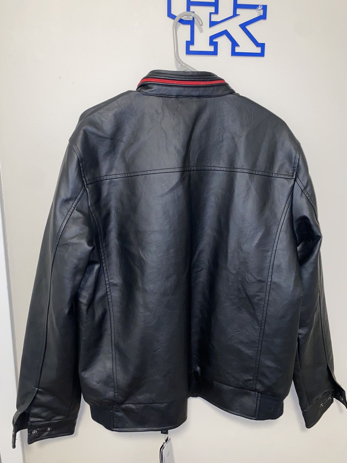 Genuine Leather Superlative Fashion Leather Jacket (Black) Size US L / EU 52-54 / 3 - 15 Thumbnail