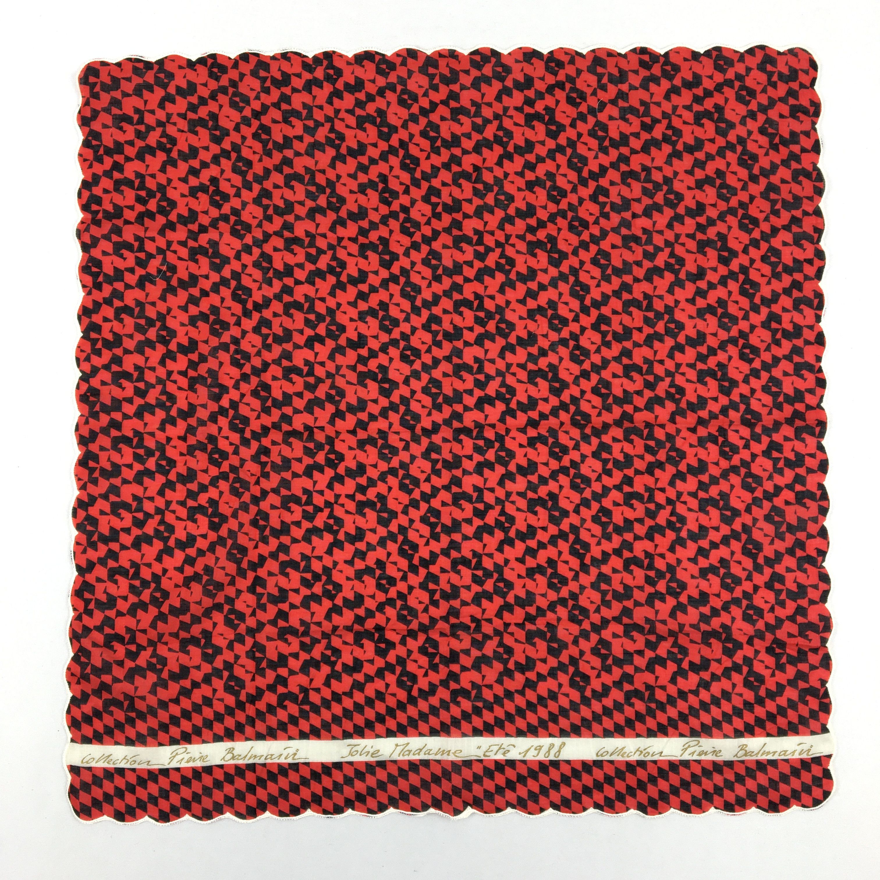 Japanese Brand Vintage Pierre Balmain Handkerchief Neckerchief Bandana Size ONE SIZE - 2 Thumbnail