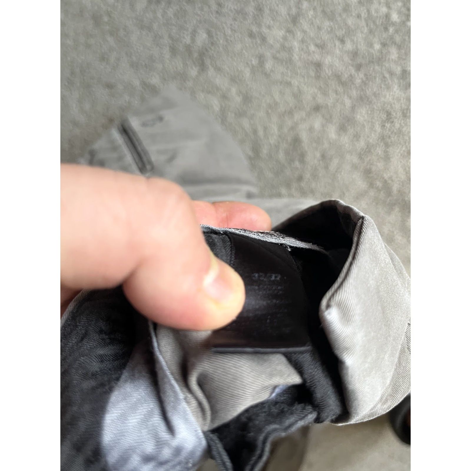 Express VINTAGE Express Dress Pants Men Size 32x32 Gray Straight Leg Cotton Canvas Business Casual Size US 32 / EU 48 - 5 Thumbnail