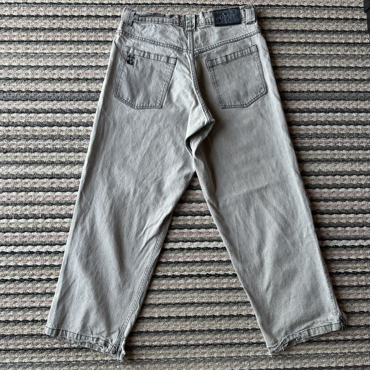 Other Digits 238 Robo Denim Grey JNCO Style Wide Leg Men’s Jeans Size US 32 / EU 48 - 8 Thumbnail