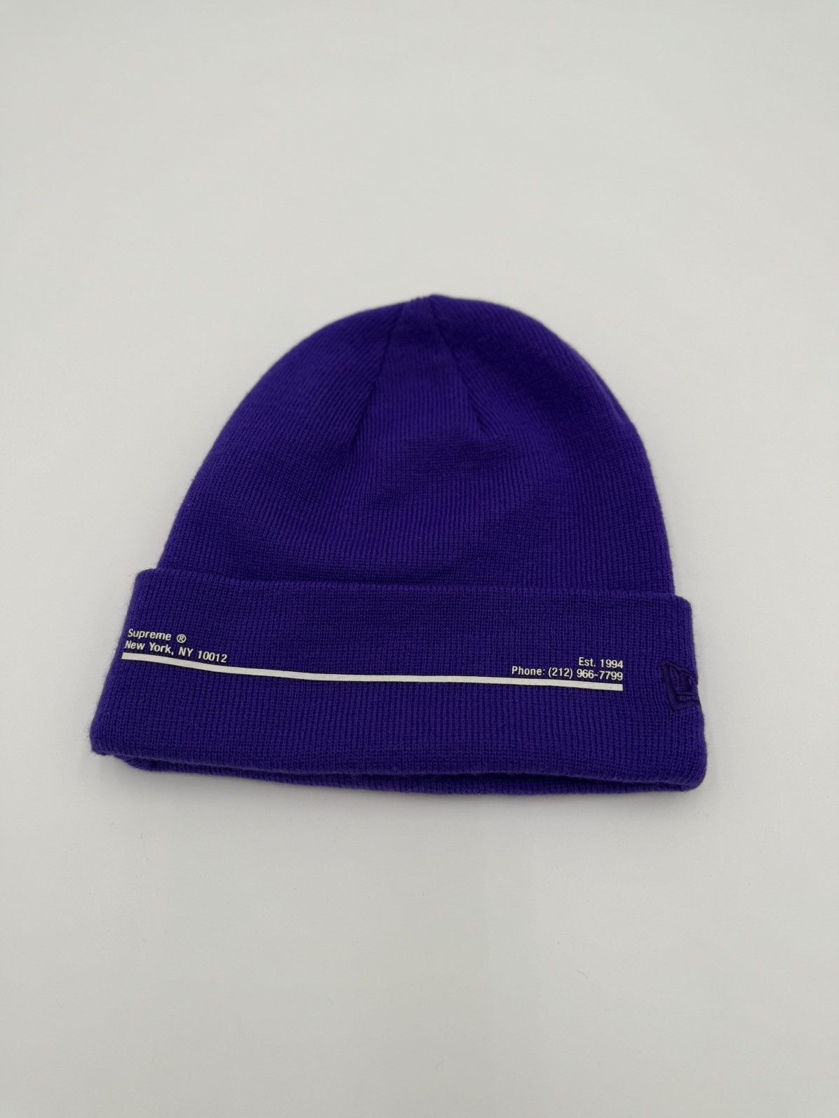 New Era × Supreme Supreme New Era Beanie Size ONE SIZE - 1 Thumbnail