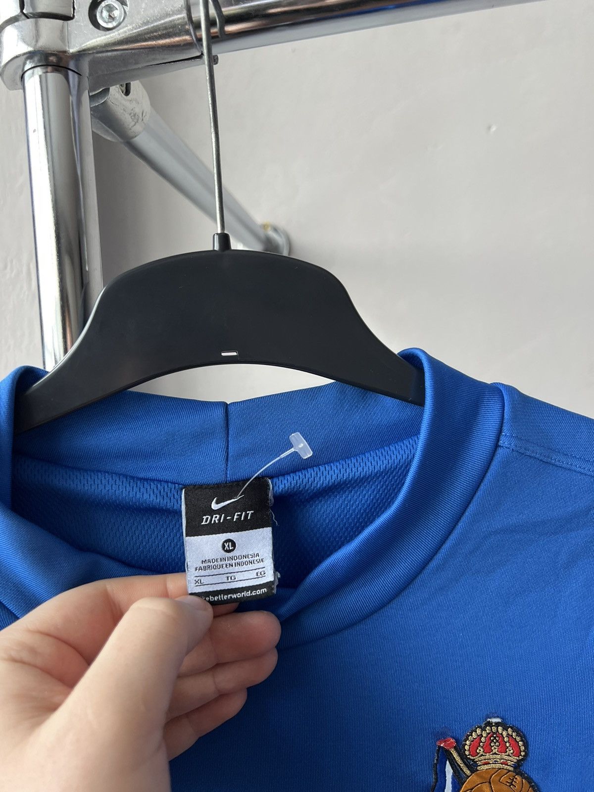 Nike 2012/13 REAL SOCIEDAD TRAINING SOCCER FOOTBALL SWEATSHIRT XL Size US XL / EU 56 / 4 - 11 Thumbnail