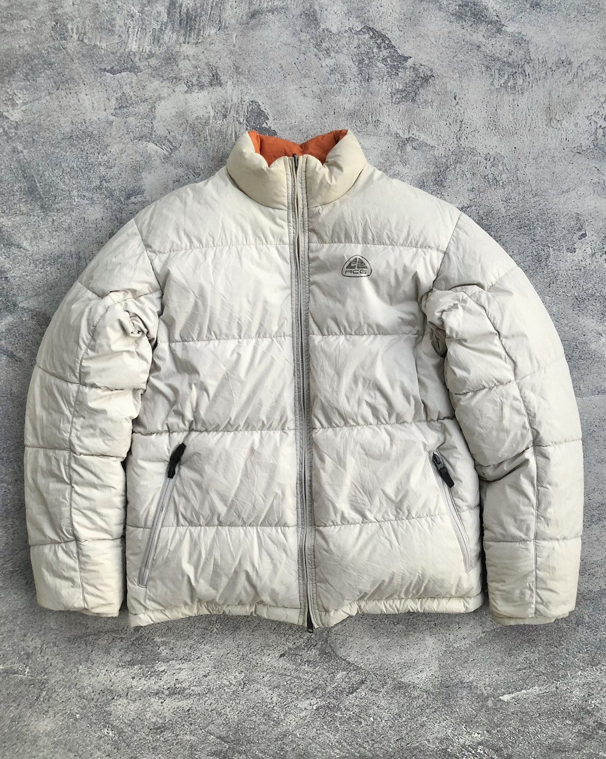 【希少】90s NIKE ACG reversible down jacket vintage 90s NIKE ACG Winter Jacket, size MEDIUM Embroidered