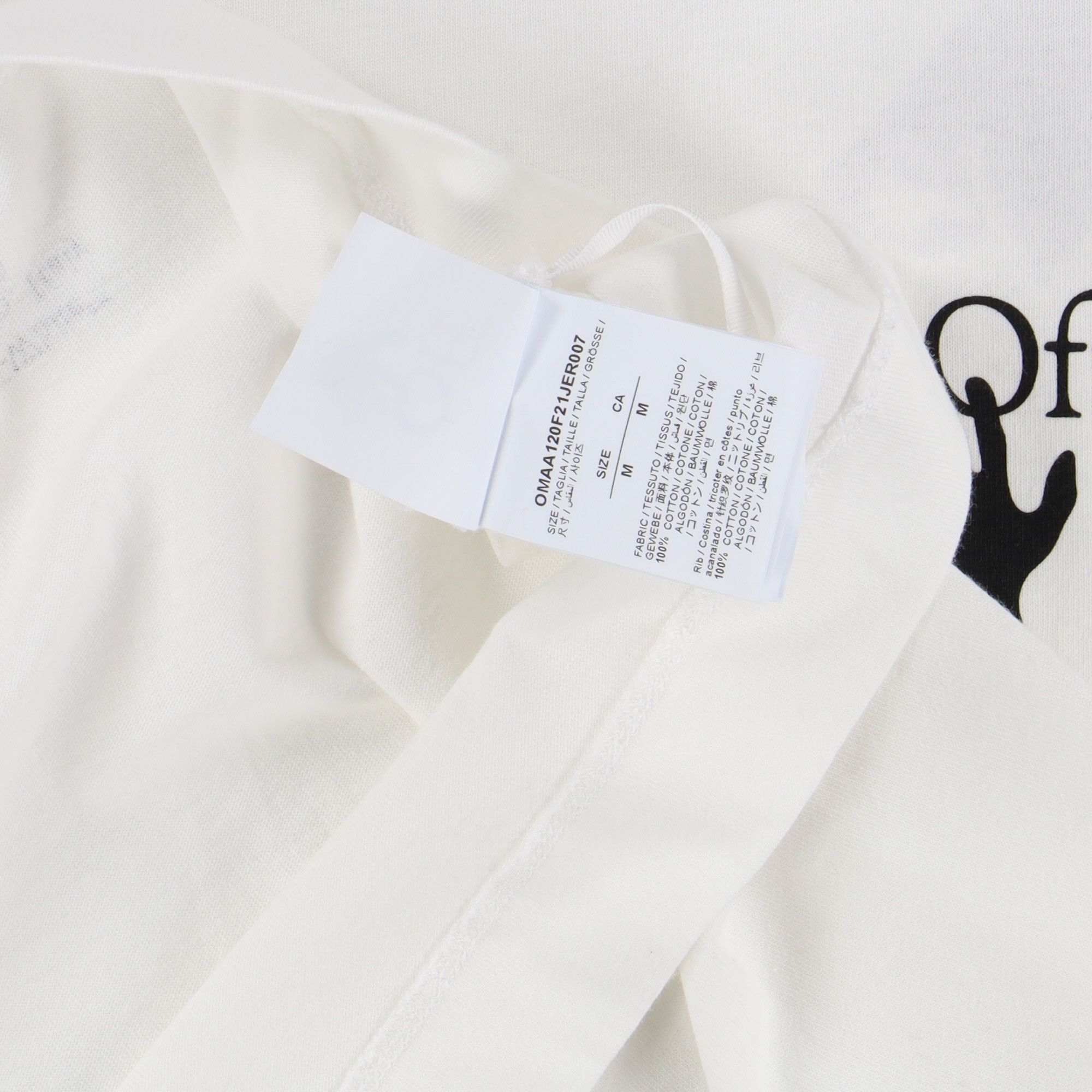 Off-White White Caravaggio Arrows Oversized Skate T-Shirt Size US M / EU 48-50 / 2 - 7 Thumbnail
