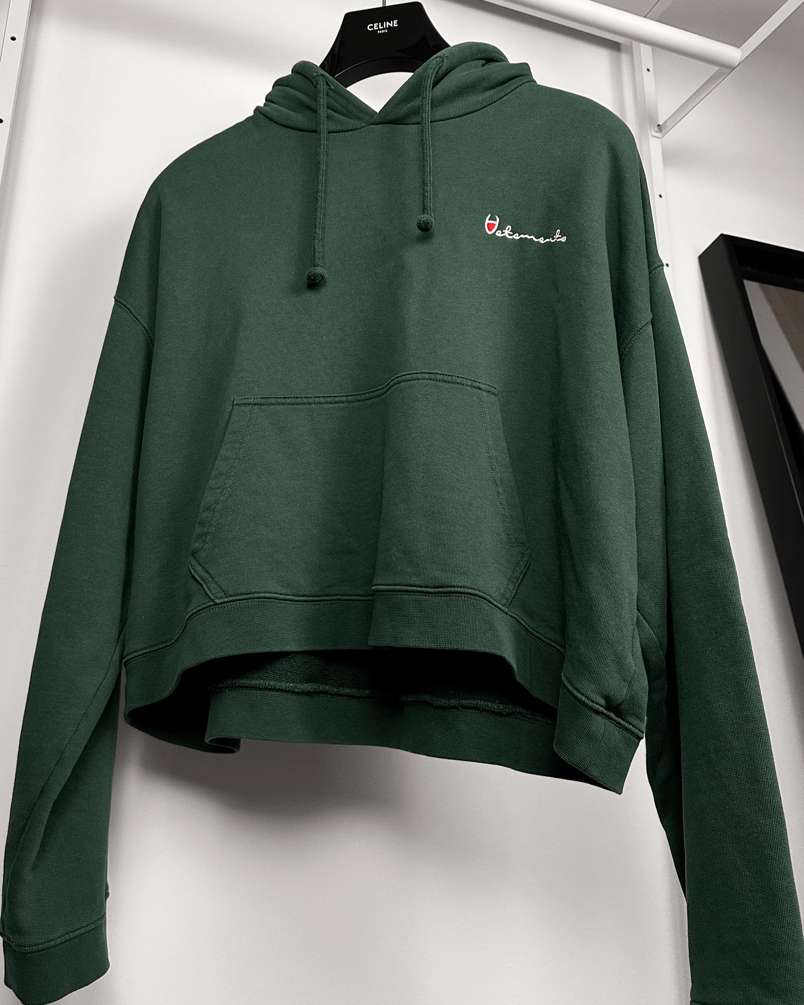 Vetements Vetements Polizei Reversible Cropped Hoodie Size US M / EU 48-50 / 2 - 4 Thumbnail