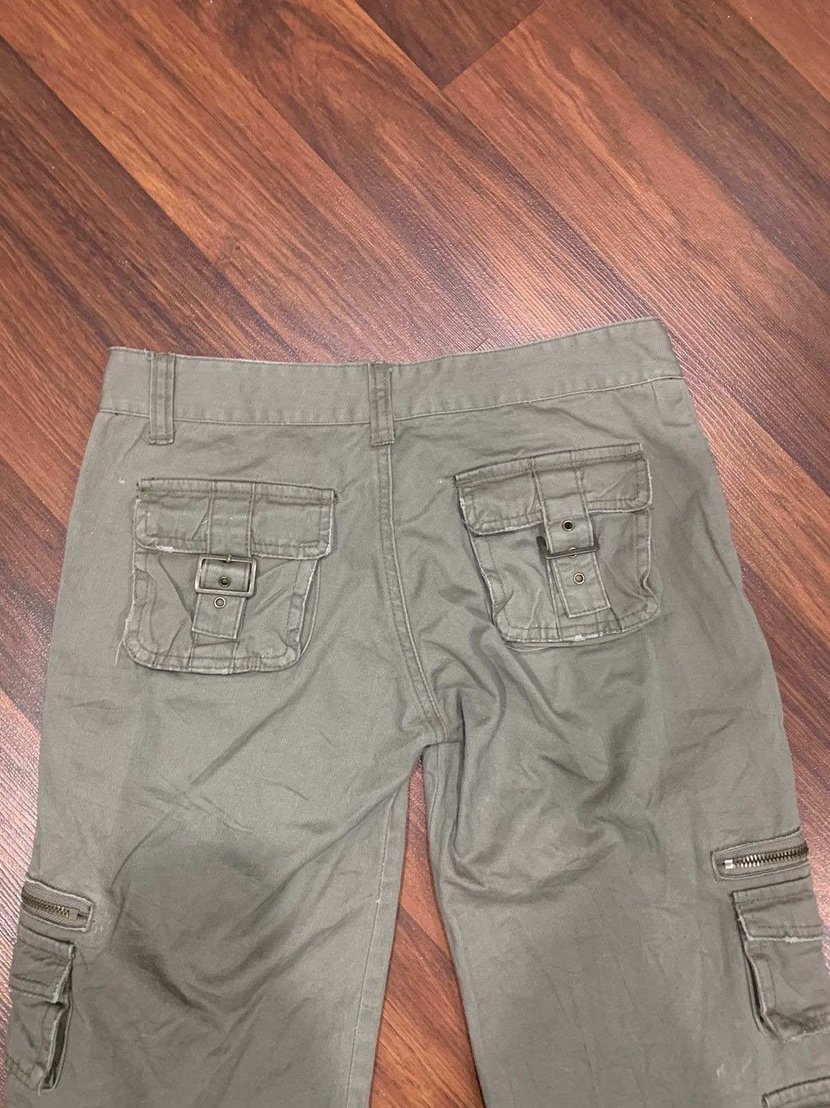 If Six Was Nine × Le Grande Bleu (L.G.B.) 💥 Flared 💥M. Deux Cargo Pants Size 30" / US 8 / IT 44 - 8 Thumbnail