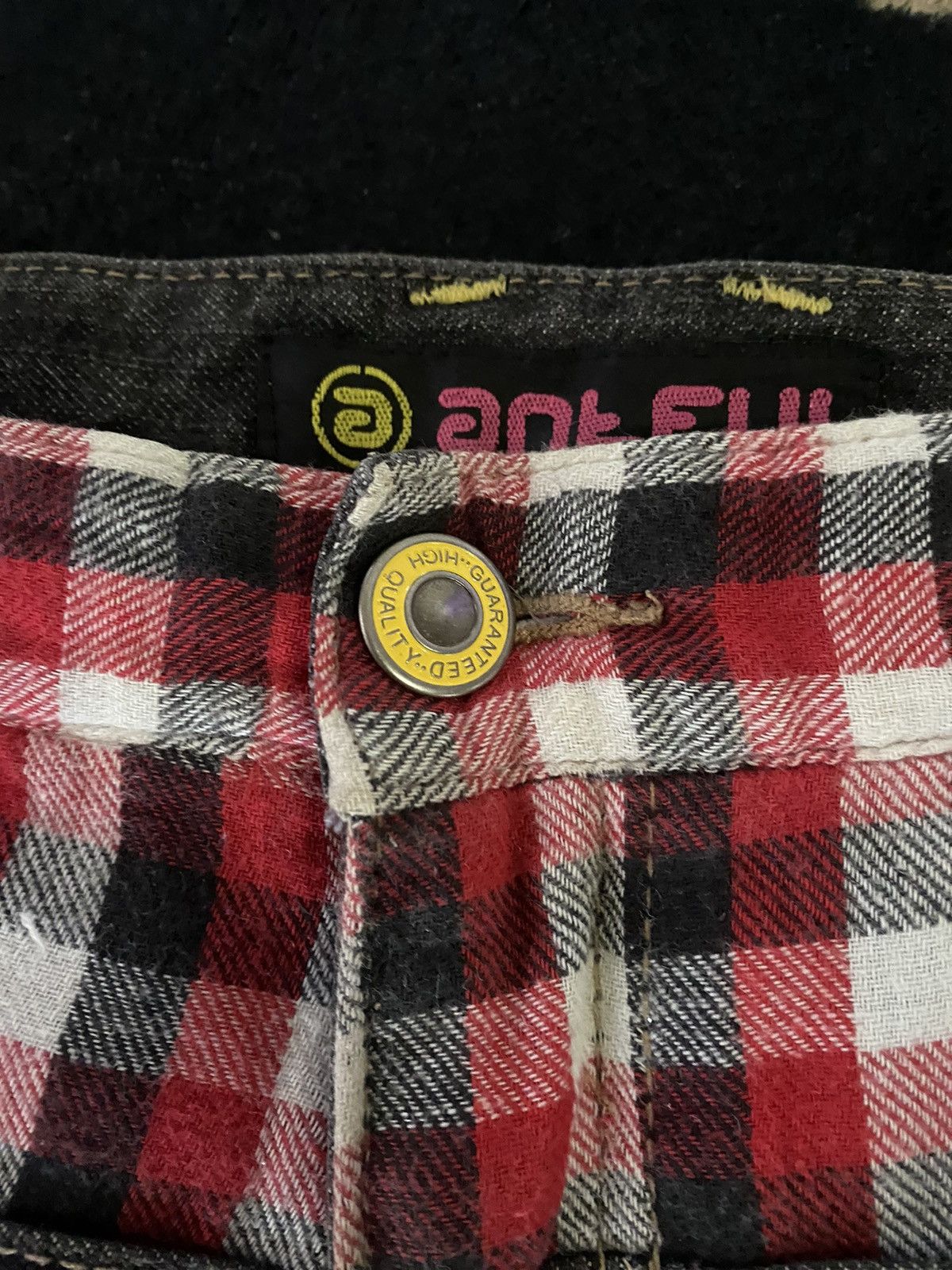 Japanese Brand 🔥RARE🔥🔥Vintage Antfui Painting Pocket Punk Design Style Size US 33 - 9 Thumbnail