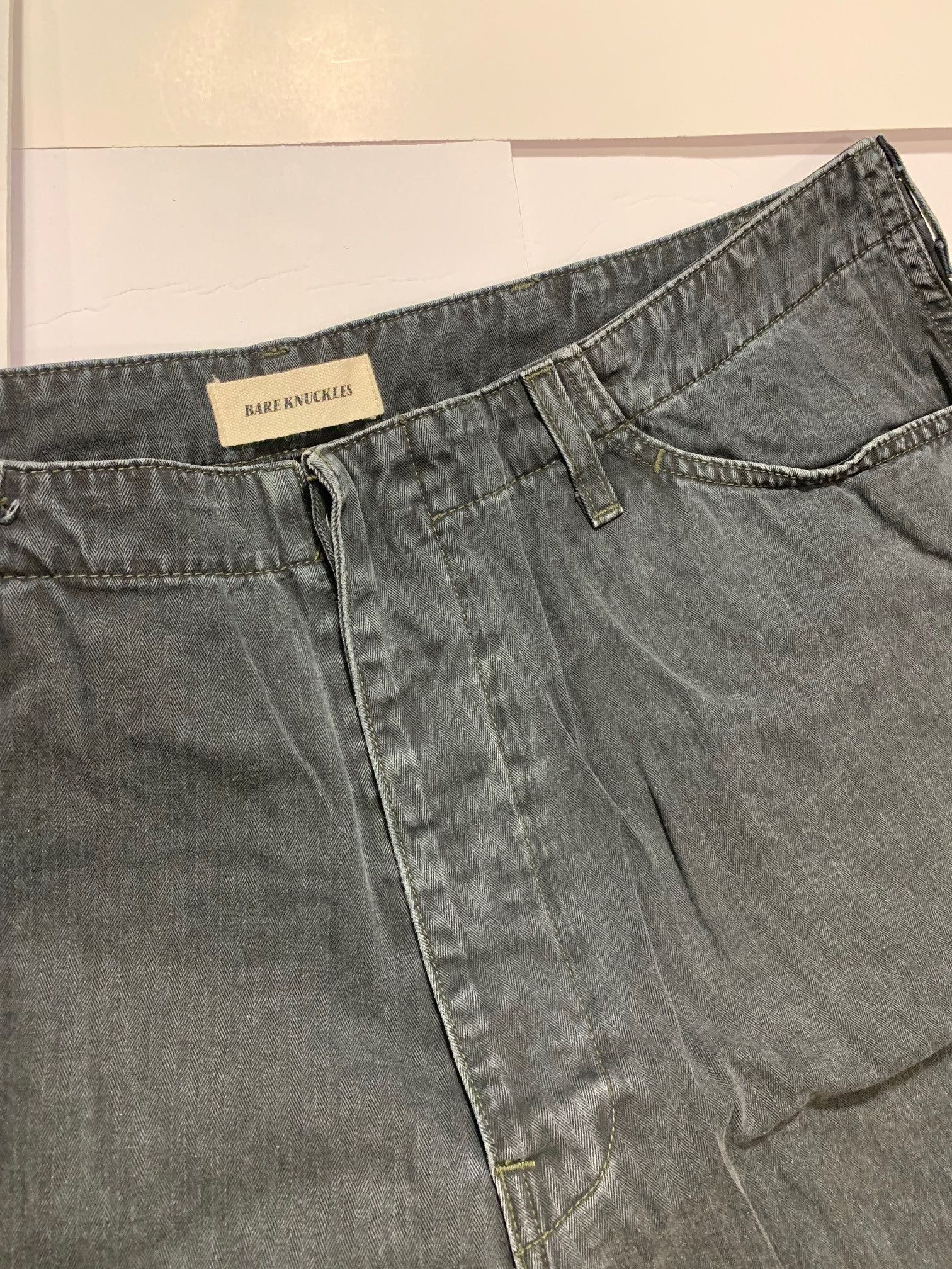Bare Knuckles HBT Service Shorts Faded Black Size US 38 / EU 54 - 3 Thumbnail