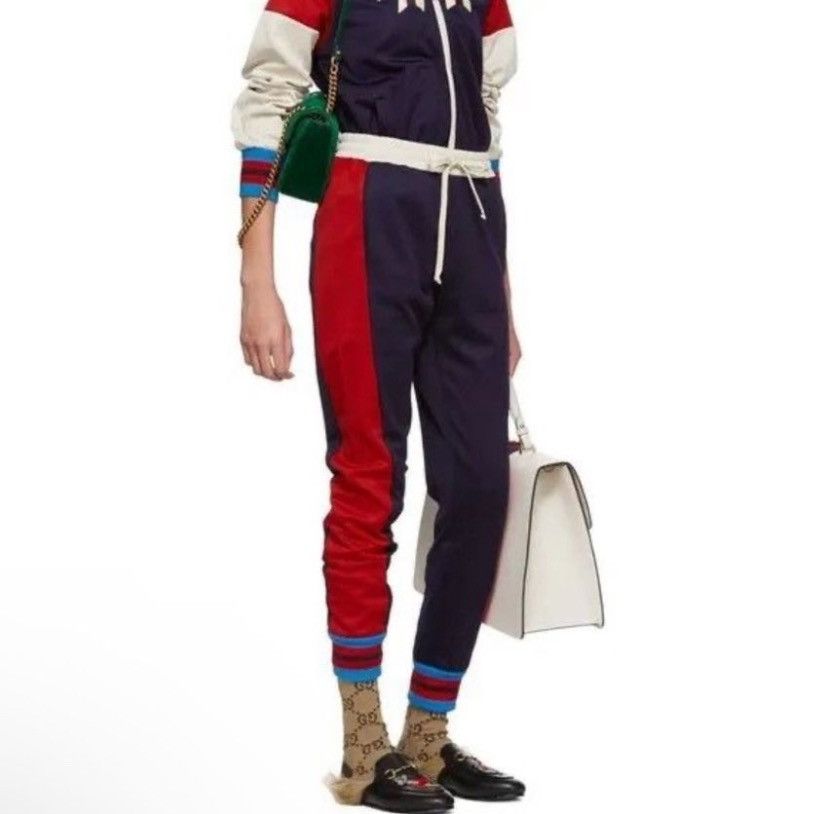 Gucci Gucci Striped Jersey Track Pants Size 26" / US 2 / IT 38 - 1 Thumbnail