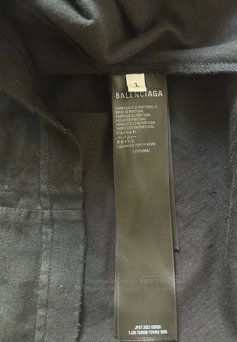 Balenciaga Balenciaga 23SS Embroidered Badge Tee. Size US S / EU 44-46 / 1 - 5 Thumbnail