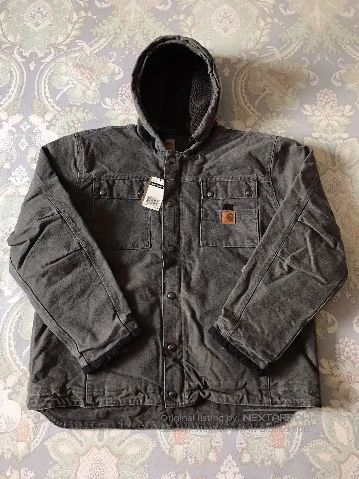Carhartt Carhartt 102285 Washed Canvas Hooded Jacket. Size US XL / EU 56 / 4 - 1 Thumbnail