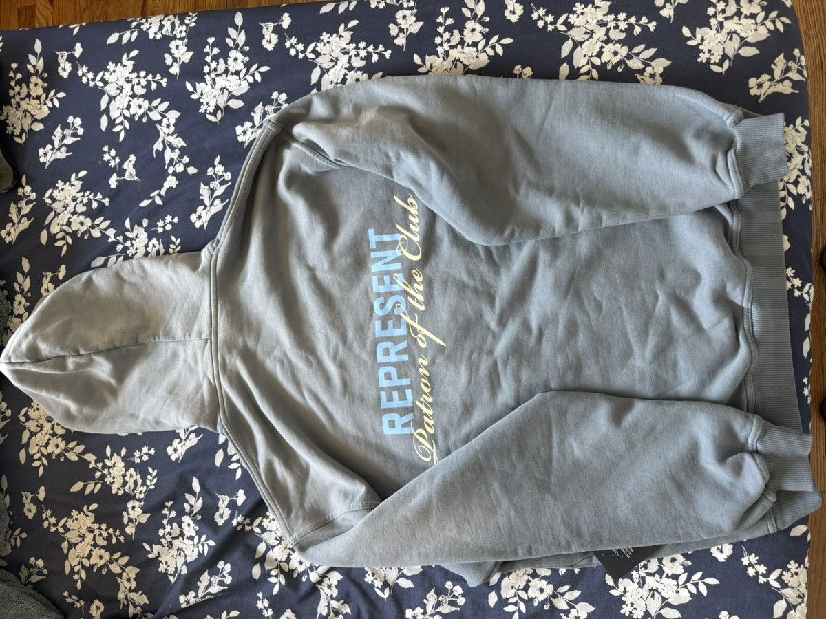 Represent Clo. Represent Patron Of The Club Hoodie - Washed Grey Size US S / EU 44-46 / 1 - 3 Thumbnail