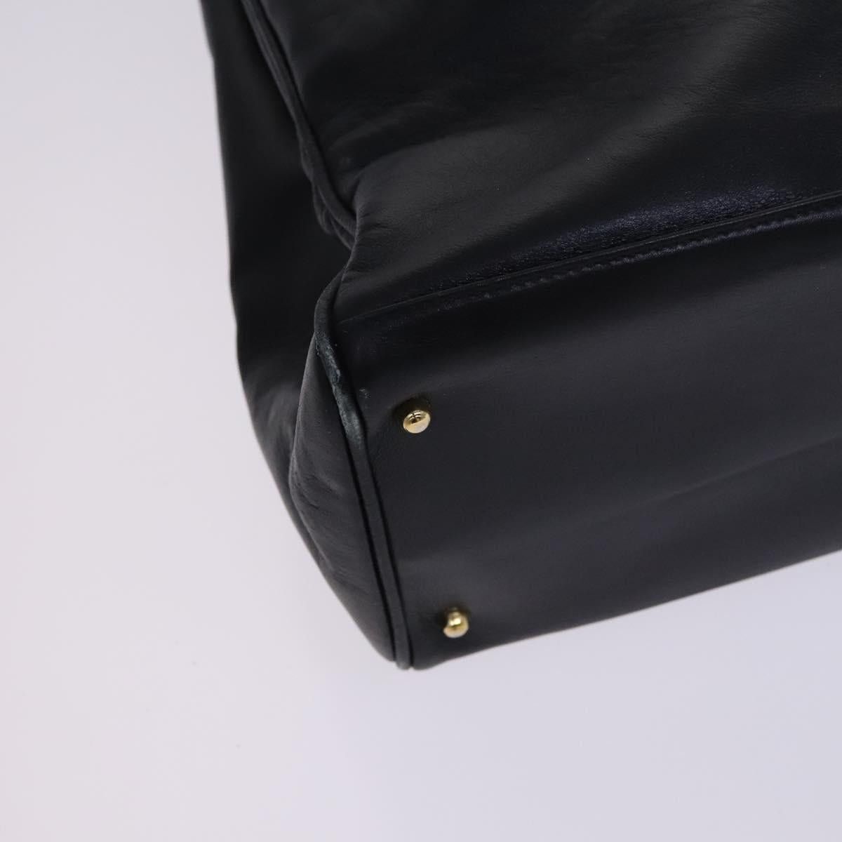 Gucci GUCCI Bamboo Hand Bag Leather Black Gold 002 2855 0322 0 Size ONE SIZE - 11 Thumbnail