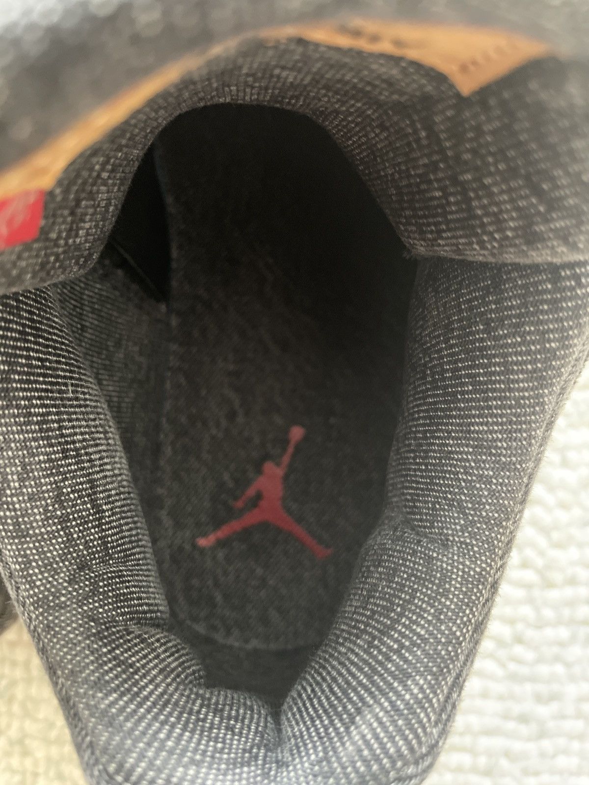 Levi's × Nike Levis x Nike Air Jordan 4 Retro Black Size US 8.5 / EU 41-42 - 13 Thumbnail