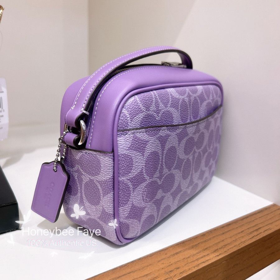 Coach NWT Coach Mini Jamie Camera Bag In Signature Canvas CY752 Size ONE SIZE - 3 Thumbnail