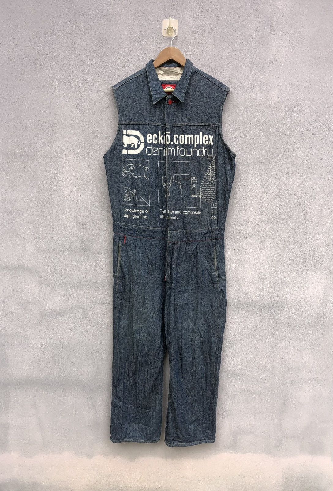 Ecko Unltd. Ecko Unltd Denim Coverall Size 22" - 1 Thumbnail