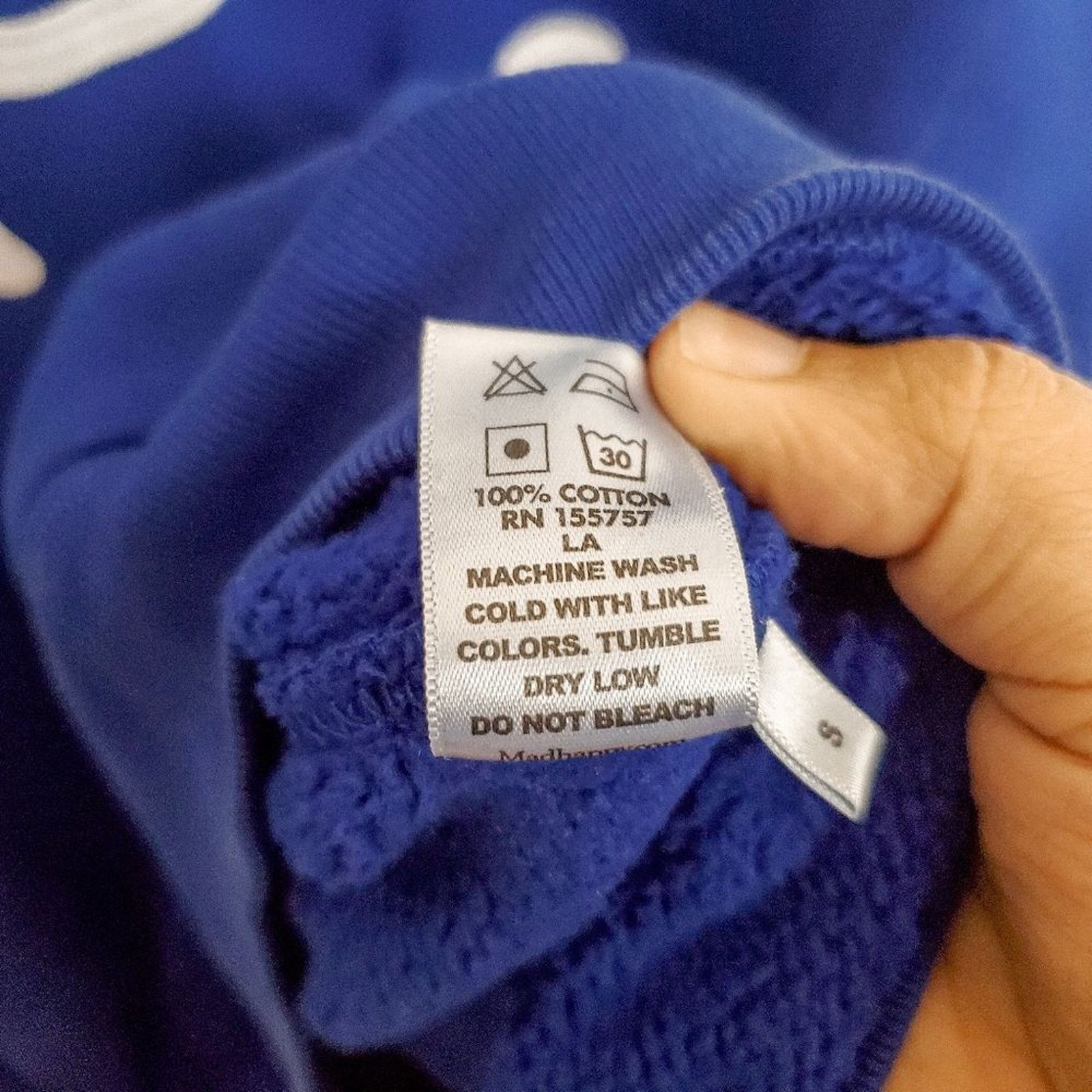 Madhappy Madhappy Royal Blue Buddy Heritage Smiley Hoodie Size S Size US S / EU 44-46 / 1 - 7 Thumbnail