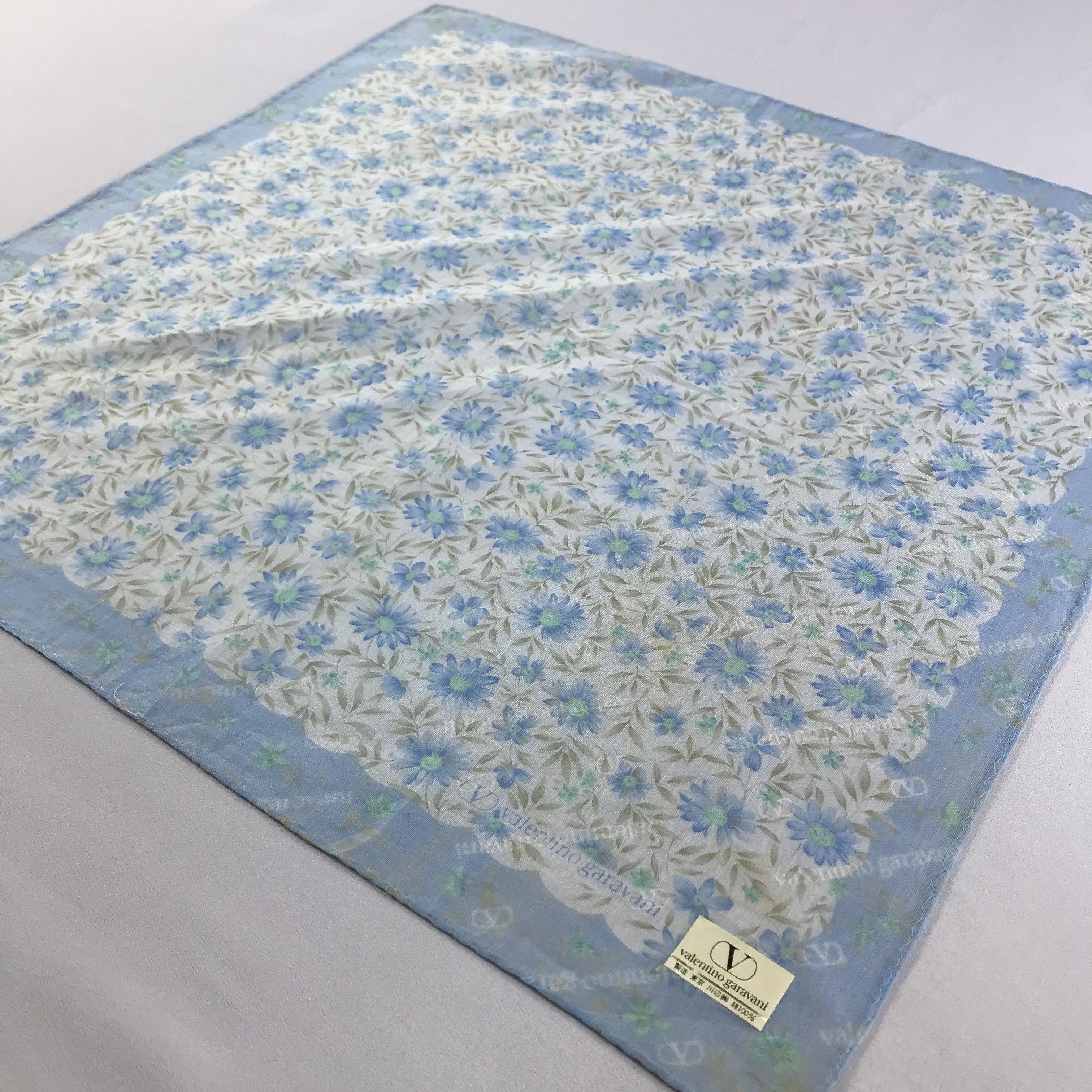 Valentino × Vintage Valentino Garavani Bandana / Handkerchief/Neckerchief -S2614 Size ONE SIZE - 2 Thumbnail