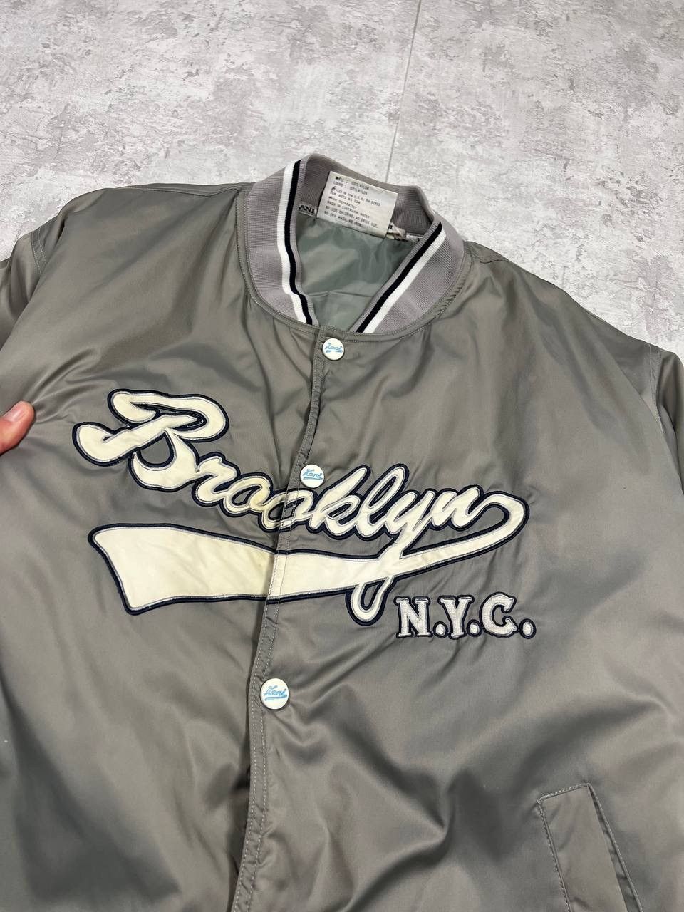Karl Kani Vintage Karl Kani Iconic Bomber Jacket 23 Brooklyn Size US L / EU 52-54 / 3 - 8 Thumbnail