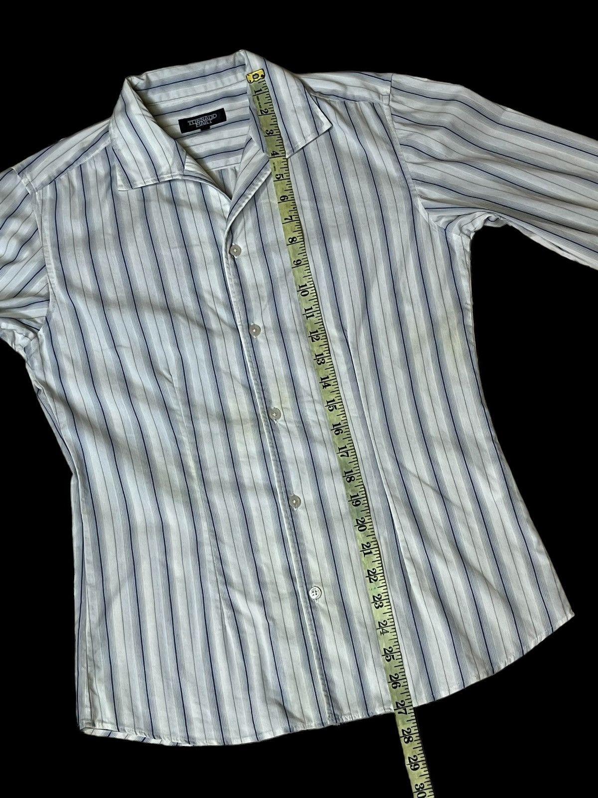 Tornado Mart VINTAGE TORNADO MART STRIPES BUTTON UPS SHIRT Size US S / EU 44-46 / 1 - 6 Thumbnail