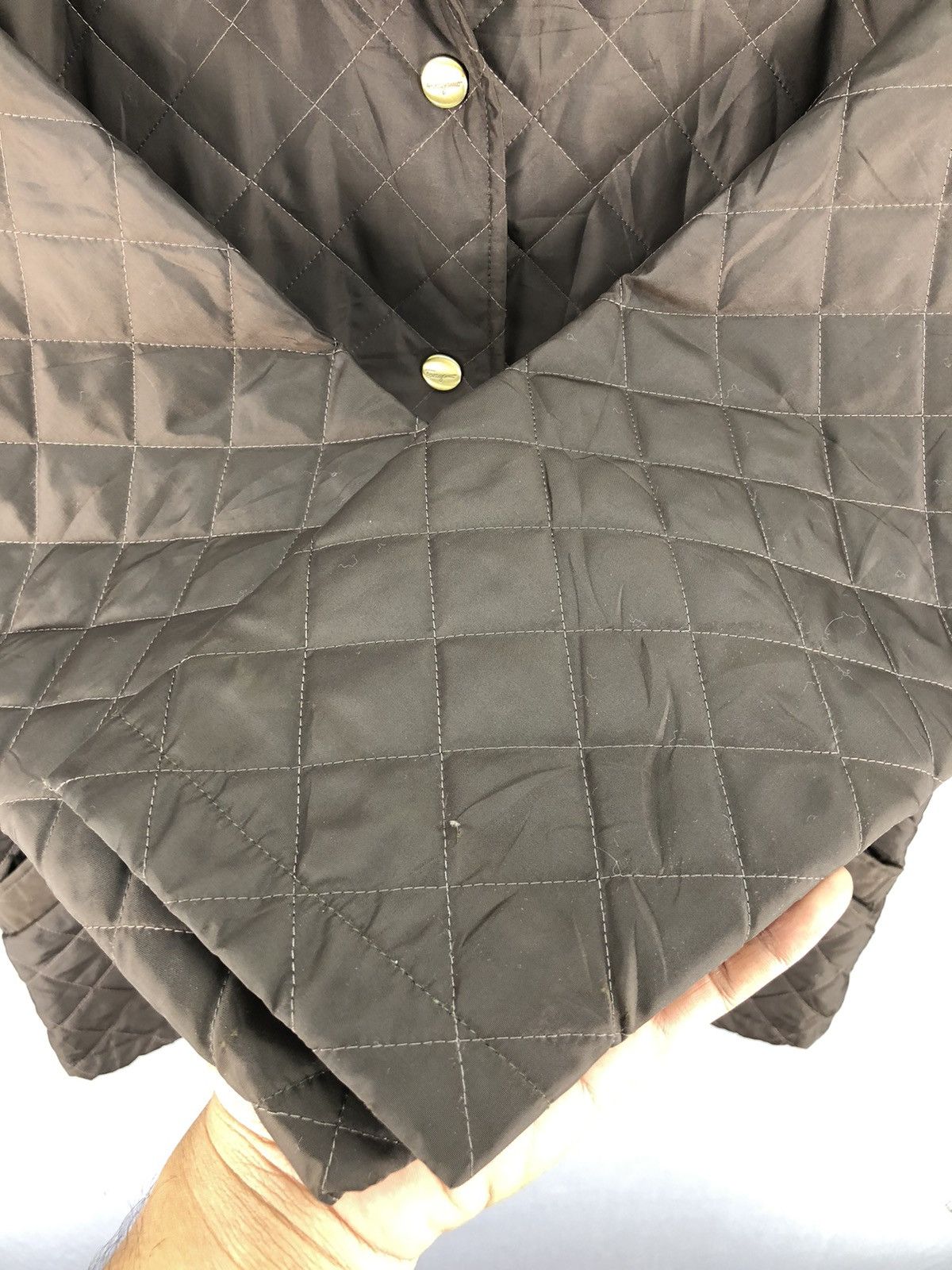 Salvatore Ferragamo Salvatore Ferragamo Quilted Jacket Golden Button Size US M / EU 48-50 / 2 - 5 Thumbnail
