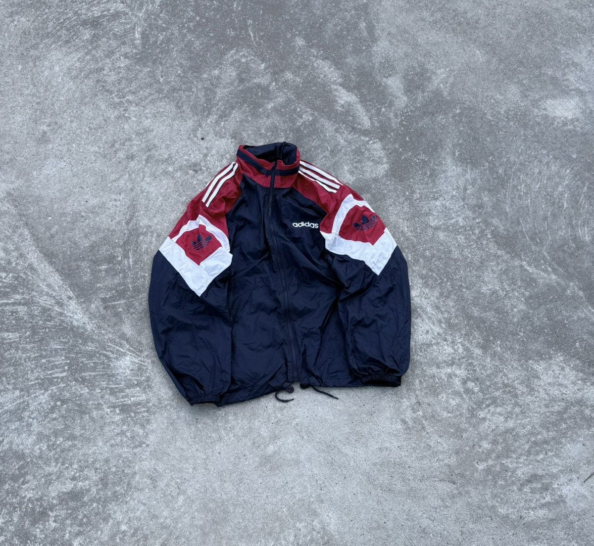 Other Vintage Adidas Streetwear Nylon Track Rare 90s Jacket Size US XL / EU 56 / 4 - 3 Thumbnail