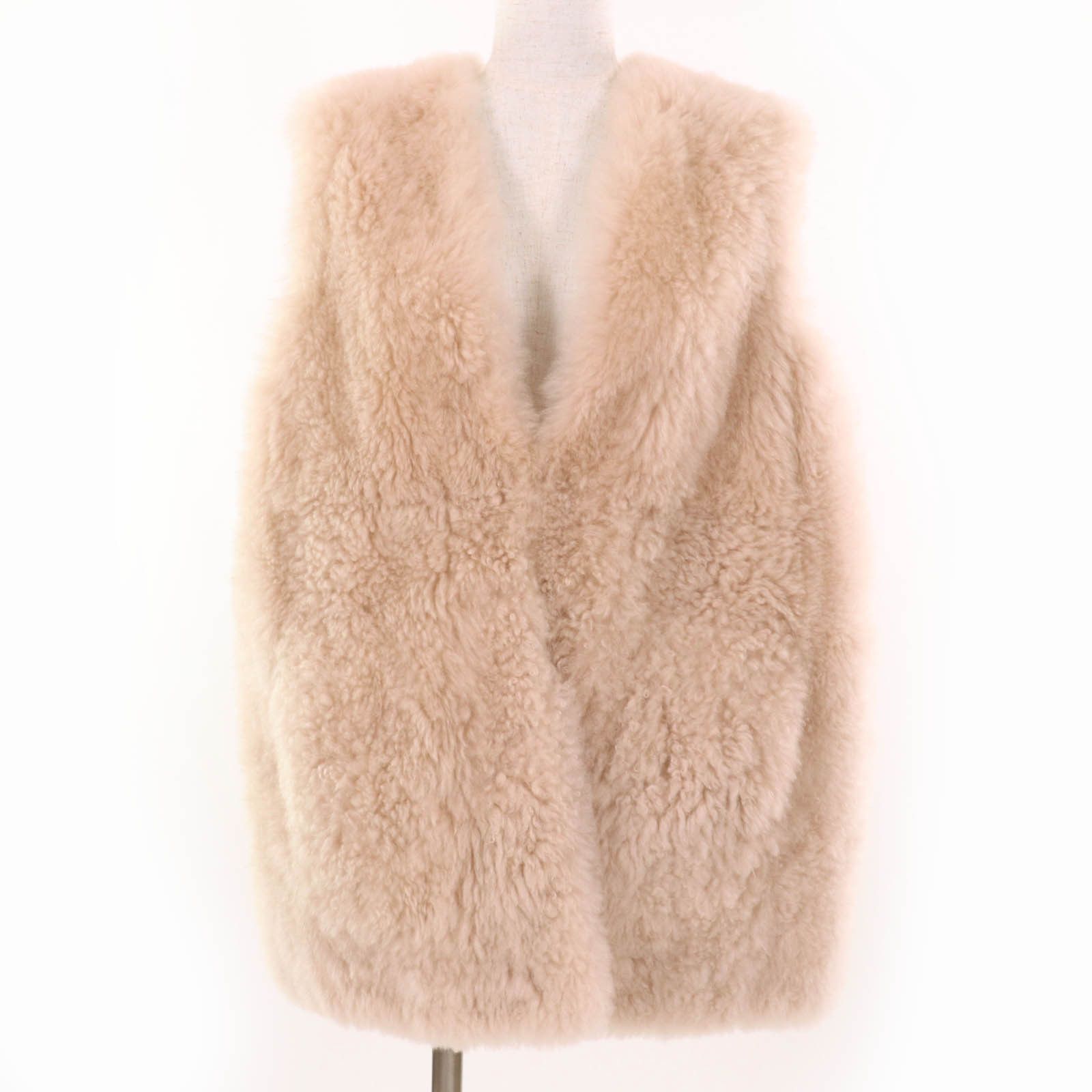 Other Other Drawer 100% cashmere leather fur coat Leather Tops Size ONE SIZE - 1 Thumbnail