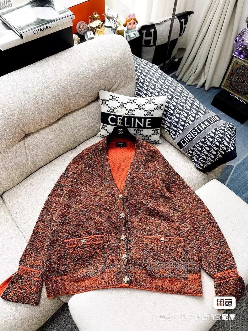 Chanel Chanel Glazed button heavy industry fine flash long-sleeve Size M / US 6-8 / IT 42-44 - 2 Thumbnail