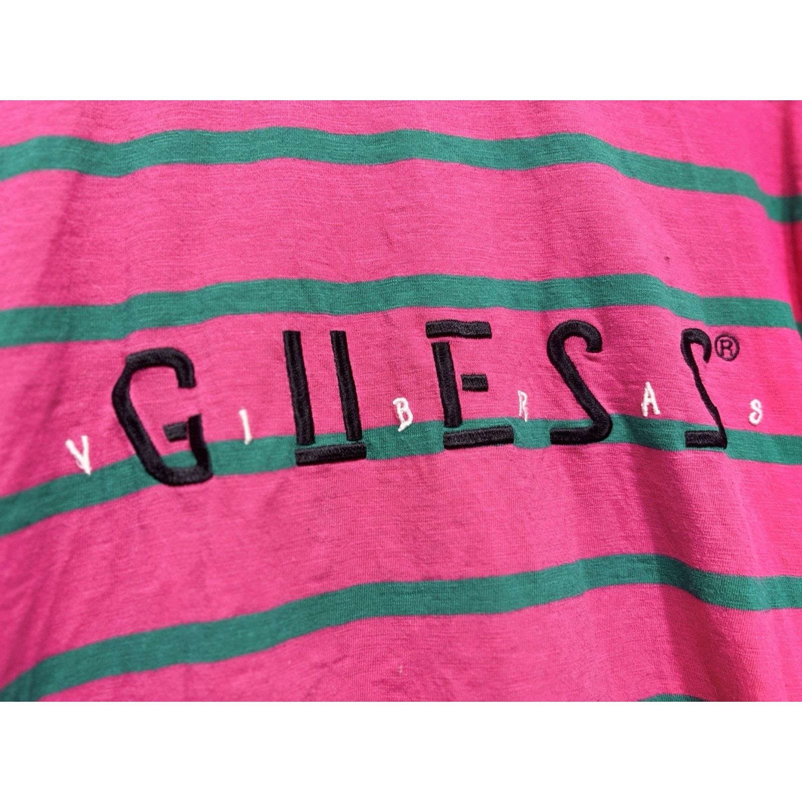 Guess Guess J x Balvin Vibras Collab Striped T-Shirt Men's Size US S / EU 44-46 / 1 - 2 Thumbnail