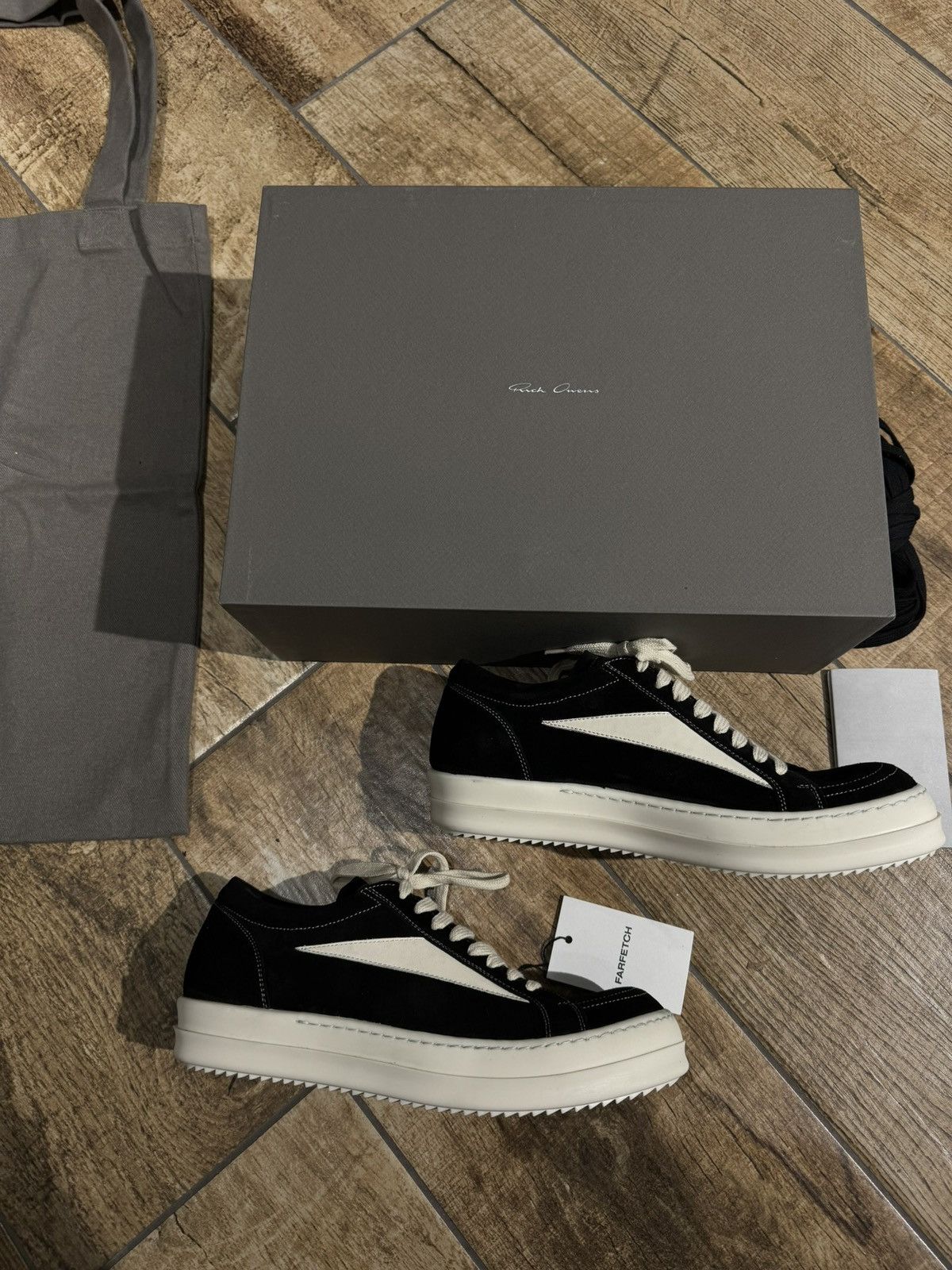 Rick Owens Rick owens vintage sneakers balck suade Size US 8 / EU 41 - 2 Thumbnail