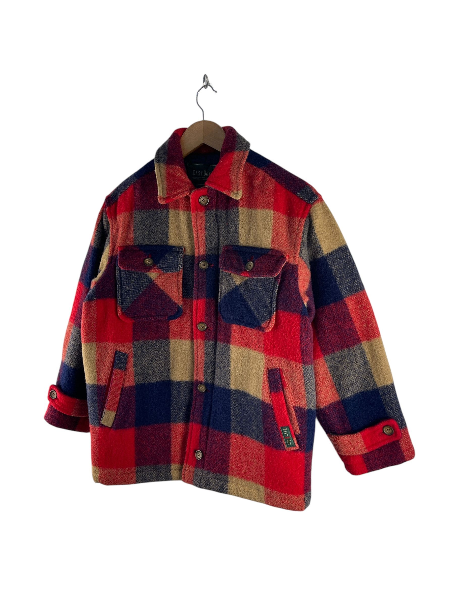 Flannel Vintage Eastboy Flannel Wool Jacket Size US L / EU 52-54 / 3 - 4 Thumbnail