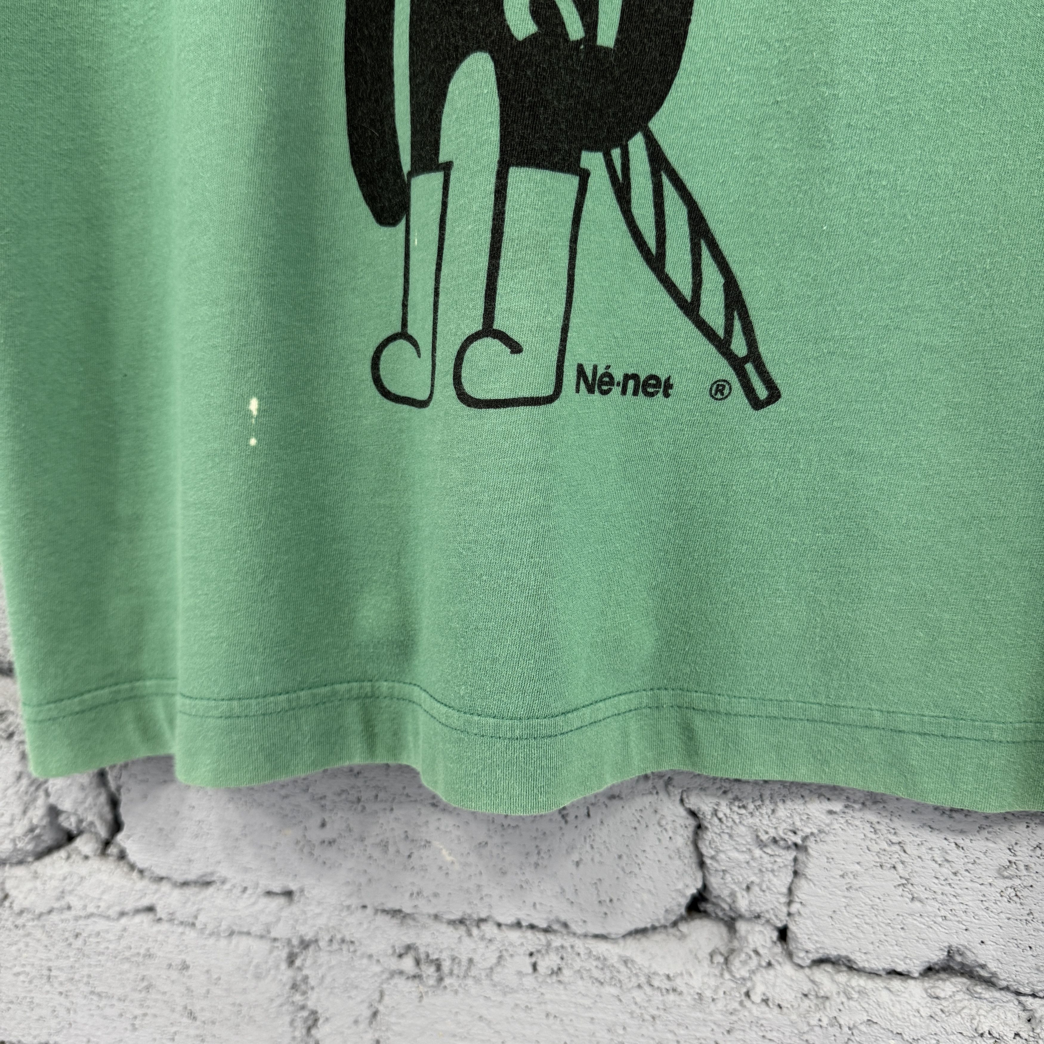 Issey Miyake Rare Vintage Cat Ne-net Issey Miyake Sunfaded Tshirt Size US S / EU 44-46 / 1 - 4 Thumbnail
