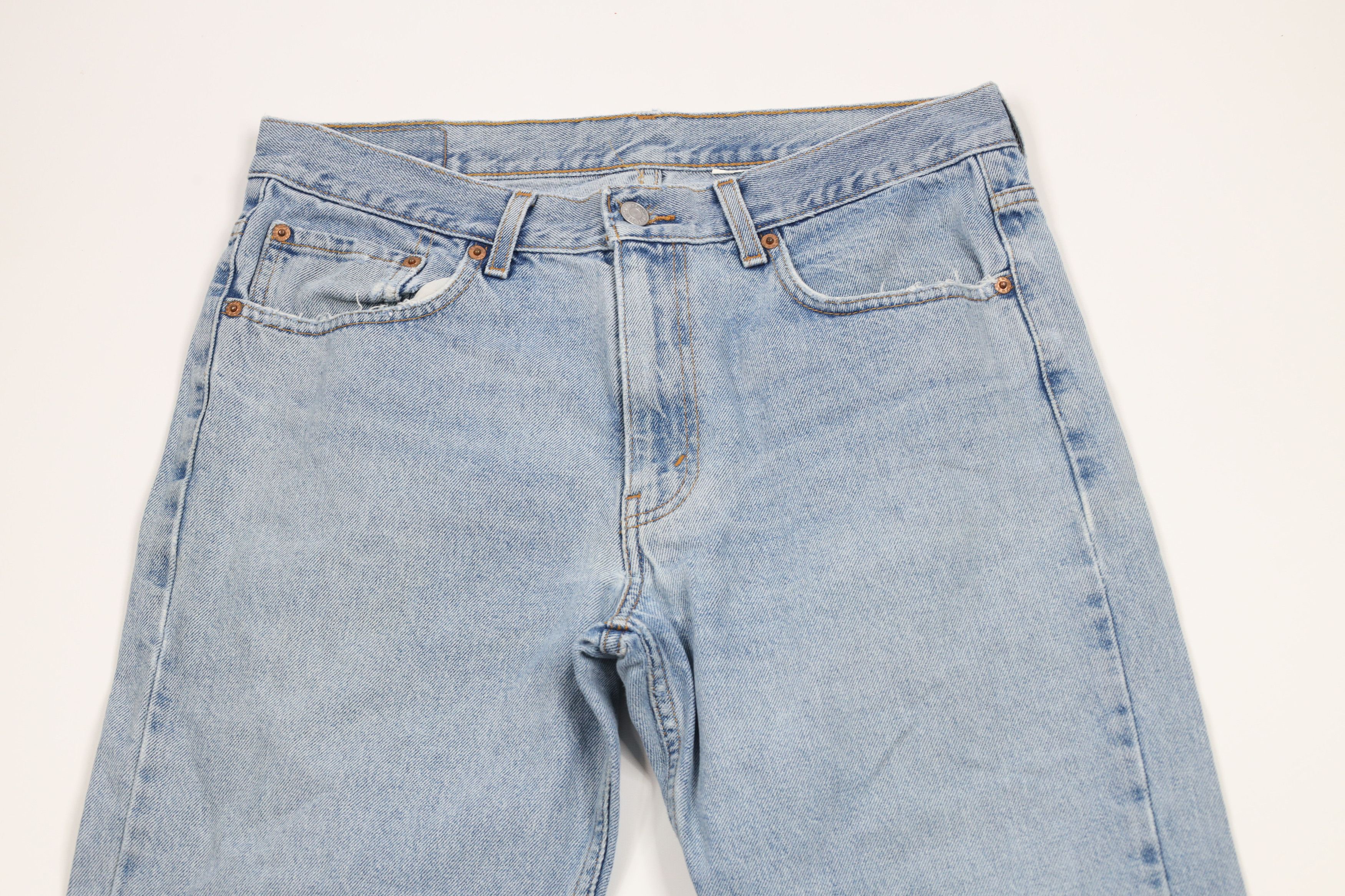 Levi's × Vintage Vintage 90s Levis 512 Slim Fit Tapered Leg Denim Jeans Size US 32 / EU 48 - 2 Thumbnail