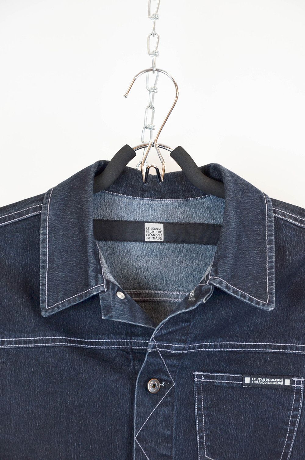 Marithe + Francois Girbaud Le Jean de Marithé François Girbaud Denim Jacket – Size 38 Size XS / US 0-2 / IT 36-38 - 5 Thumbnail