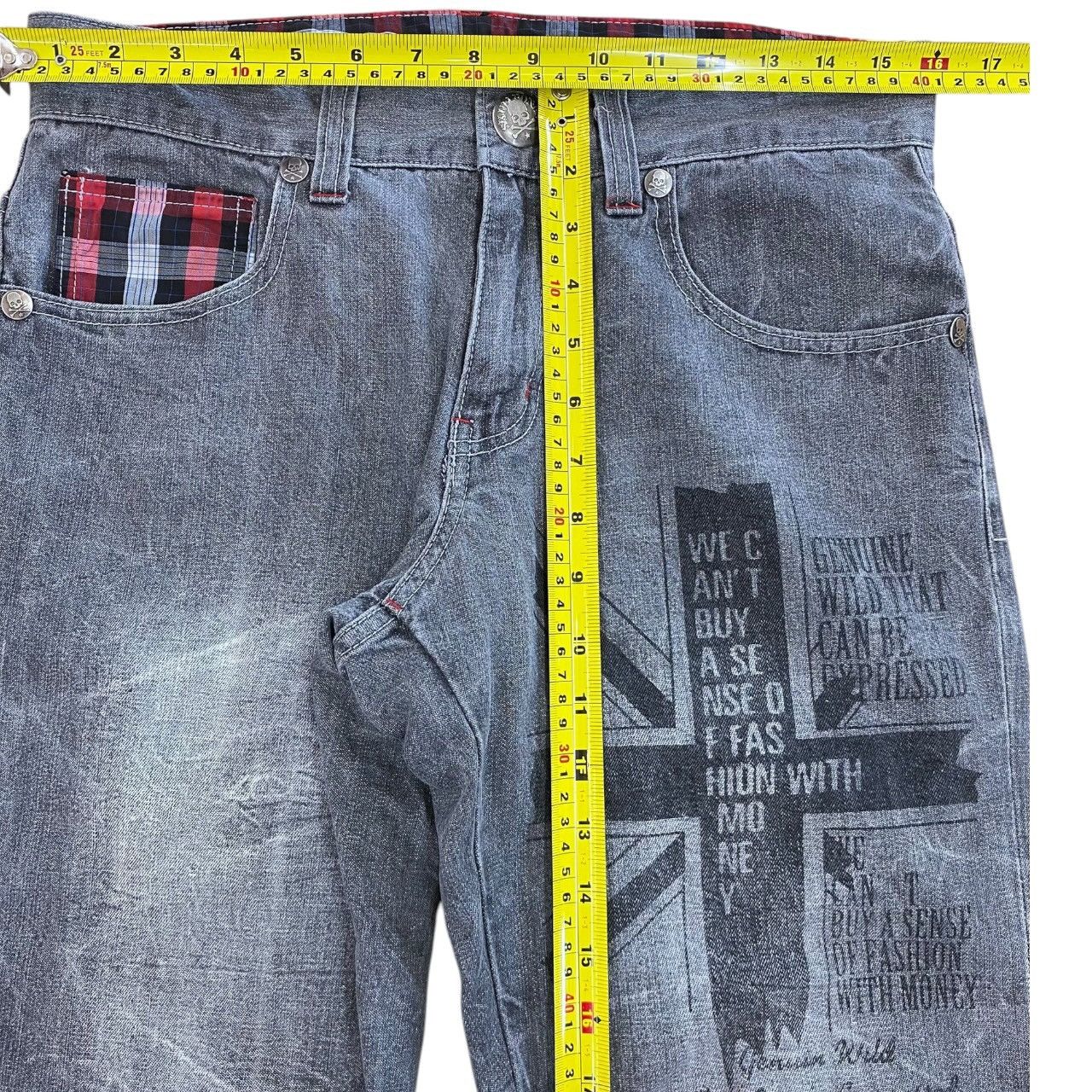Japanese Brand Japanese Brand Wild Life Thrased Style Flare Jeans Size US 32 / EU 48 - 9 Thumbnail