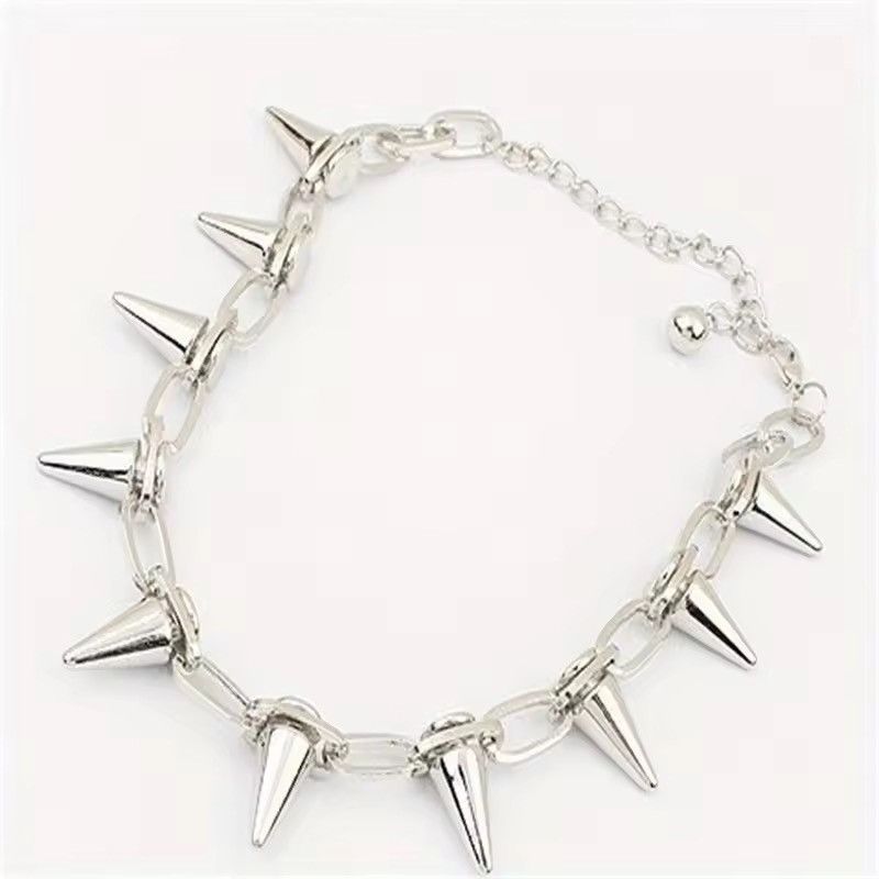 Japanese Brand Punk Gothic Studded Rivet Spikes Necklace Size ONE SIZE - 7 Thumbnail