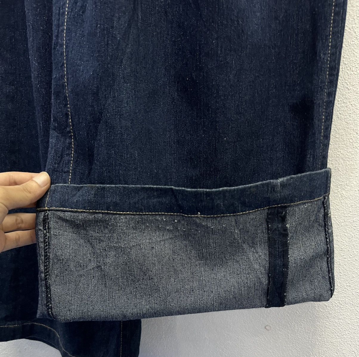 Japanese Brand × Vintage Snidel Dark Wash Wide-Leg Denim Overalls - Size 1 Size US 32 / EU 48 - 13 Thumbnail