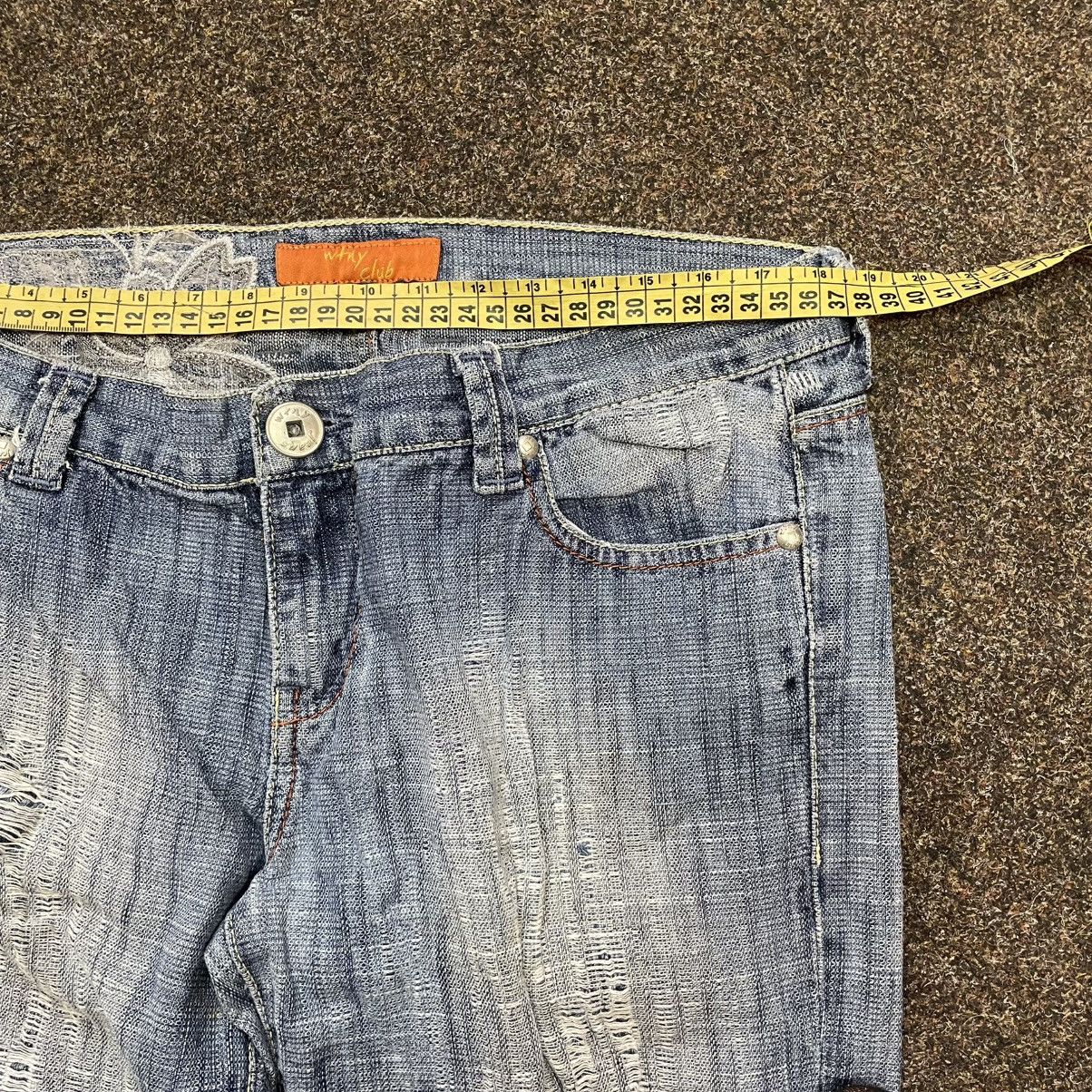 Vintage Vintage Y2K Baggy Flared Jeans Distressed Skate Aesthetic 32 Size US 32 / EU 48 - 6 Thumbnail