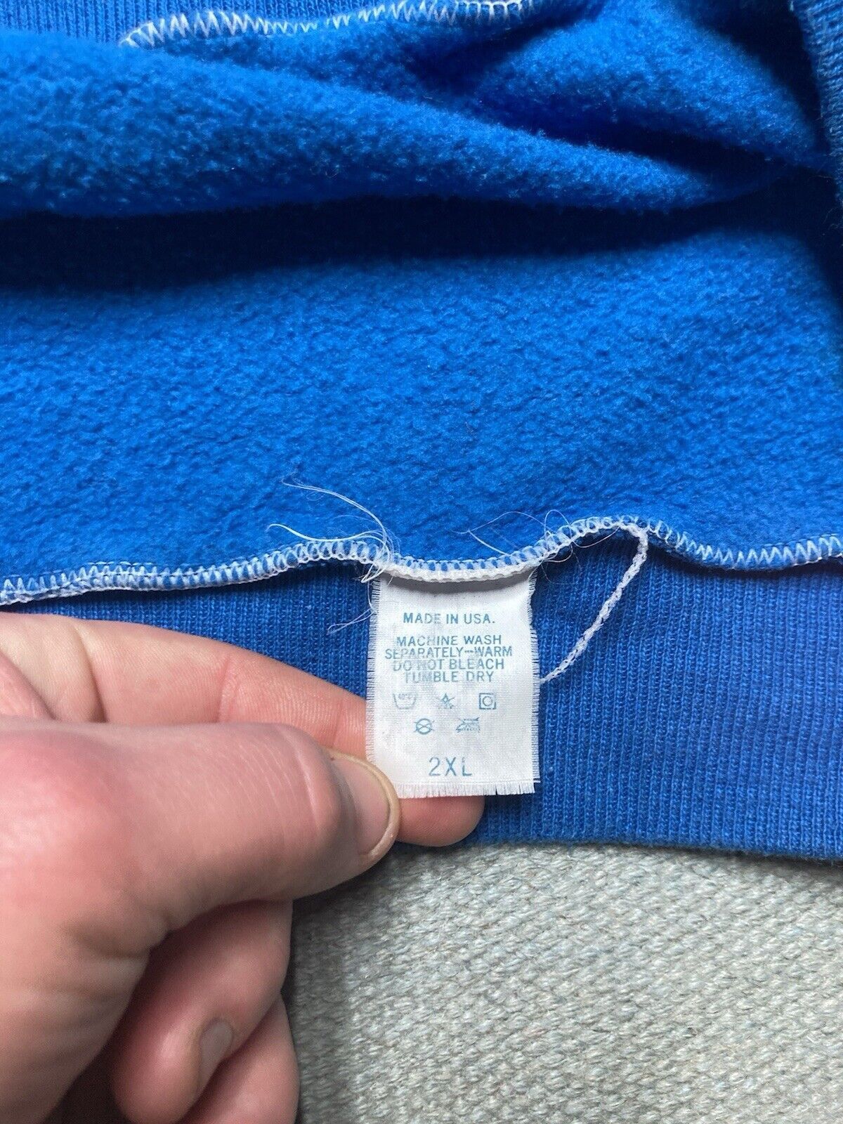 Vintage Vtg 70s crewneck sweatshirt blank plain raglan pullover XXL Size US XXL / EU 58 / 5 - 6 Thumbnail