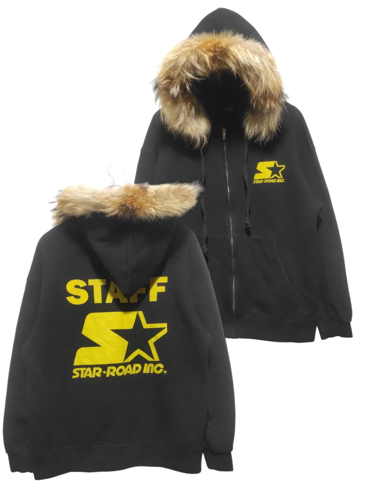 Hysteric Glamour Fill-it Zip Fur Hoodie ifsixwasnine lgb style Black Size US L / EU 52-54 / 3 - 2 Thumbnail