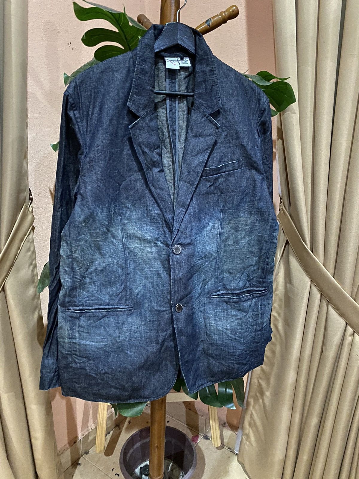 Armani Exchange Armani Exchange Denim Blazer - Vintage Casual Jacket Size US L / EU 52-54 / 3 - 5 Thumbnail