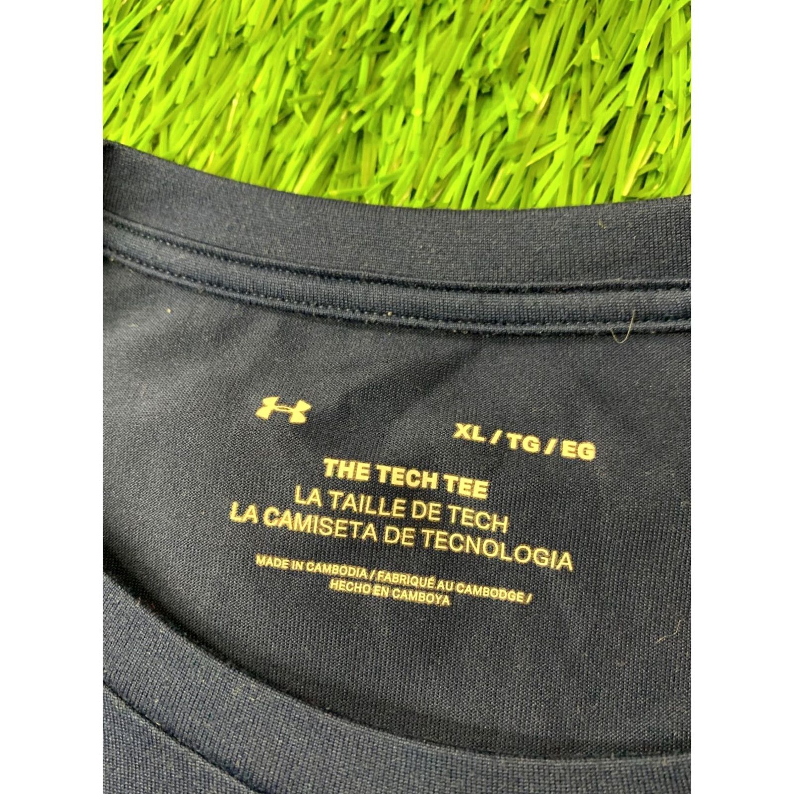 Under Armour Under Armour Tech Tee Jersey XL Navy Blue Men Short Sleeve T-Shirt 2018 Training CrossFit Jersey Size US XL / EU 56 / 4 - 5 Thumbnail