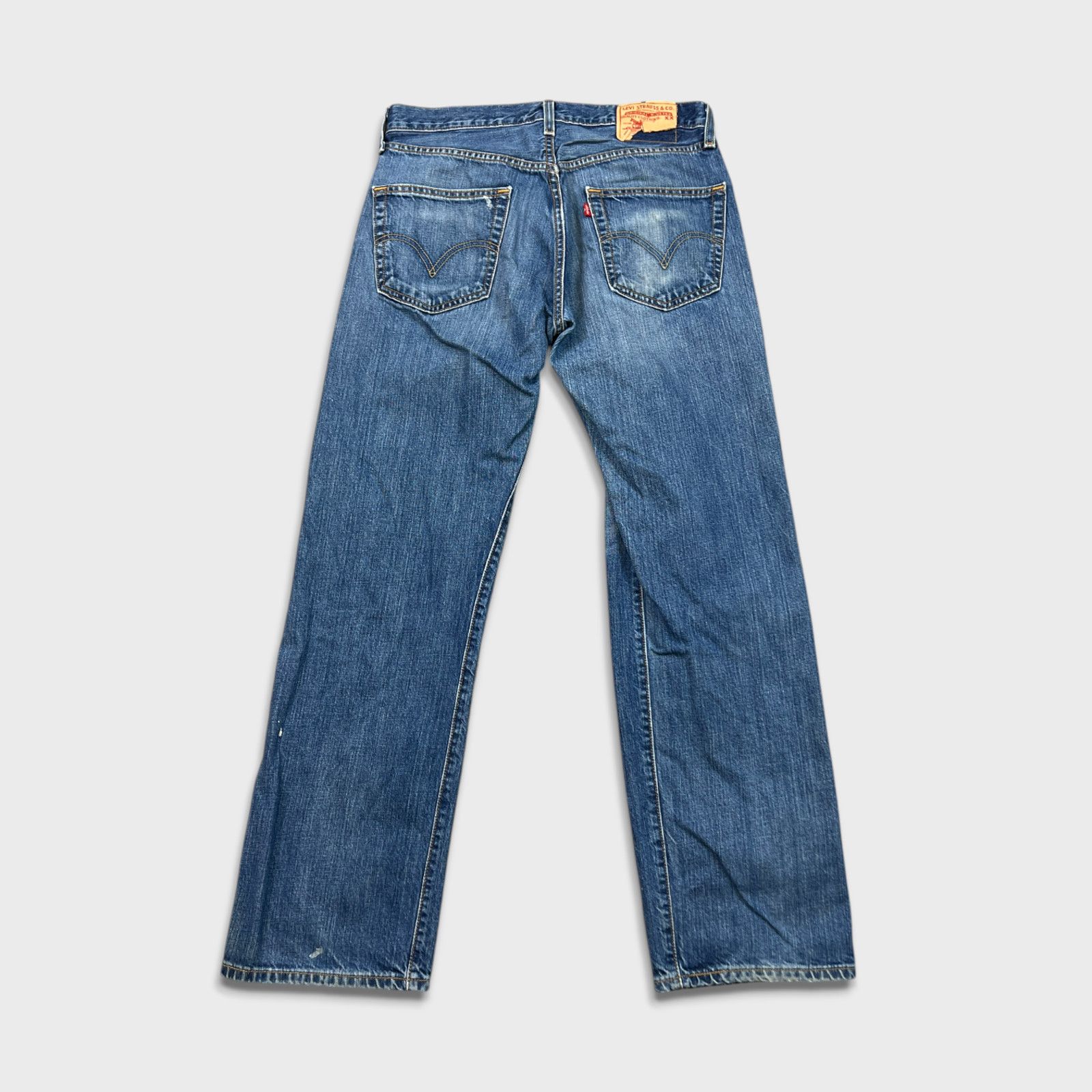 Levi's × Vintage Vintage Levi's 501 Jeans 32x31 Original Straight 90s Denim Size US 32 / EU 48 - 6 Thumbnail