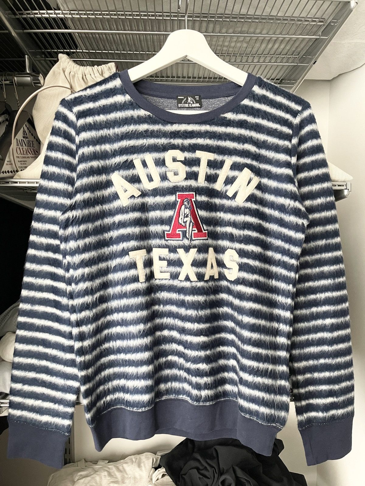 image of Steal! 2010S Hysteric Glamour Austin Texas Mohair Sweater, Men's (Size Small)