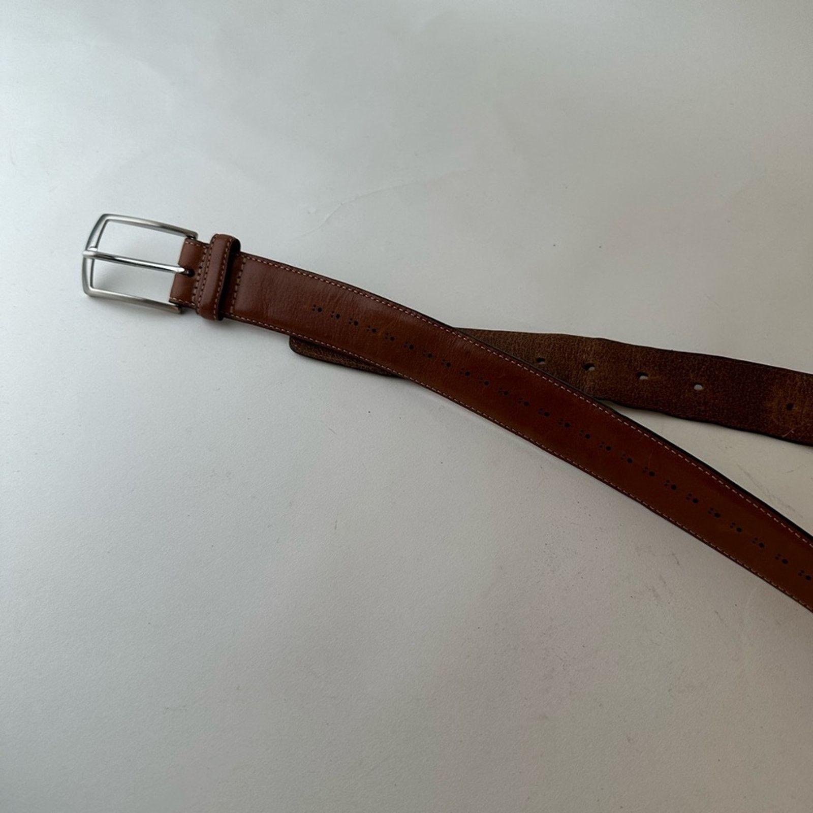 Nordstrom Nordstrom Leather Belt Size 46 - 5 Thumbnail